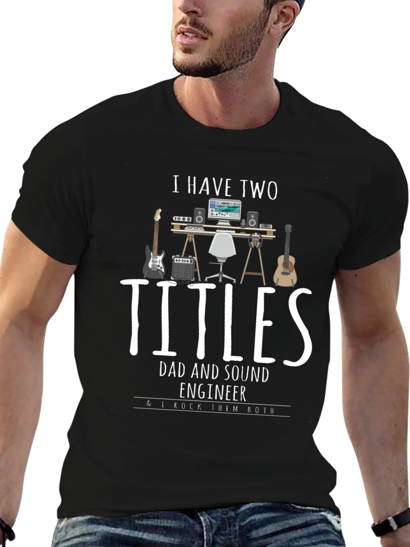 Dad and Sound Engineer T-Shirt