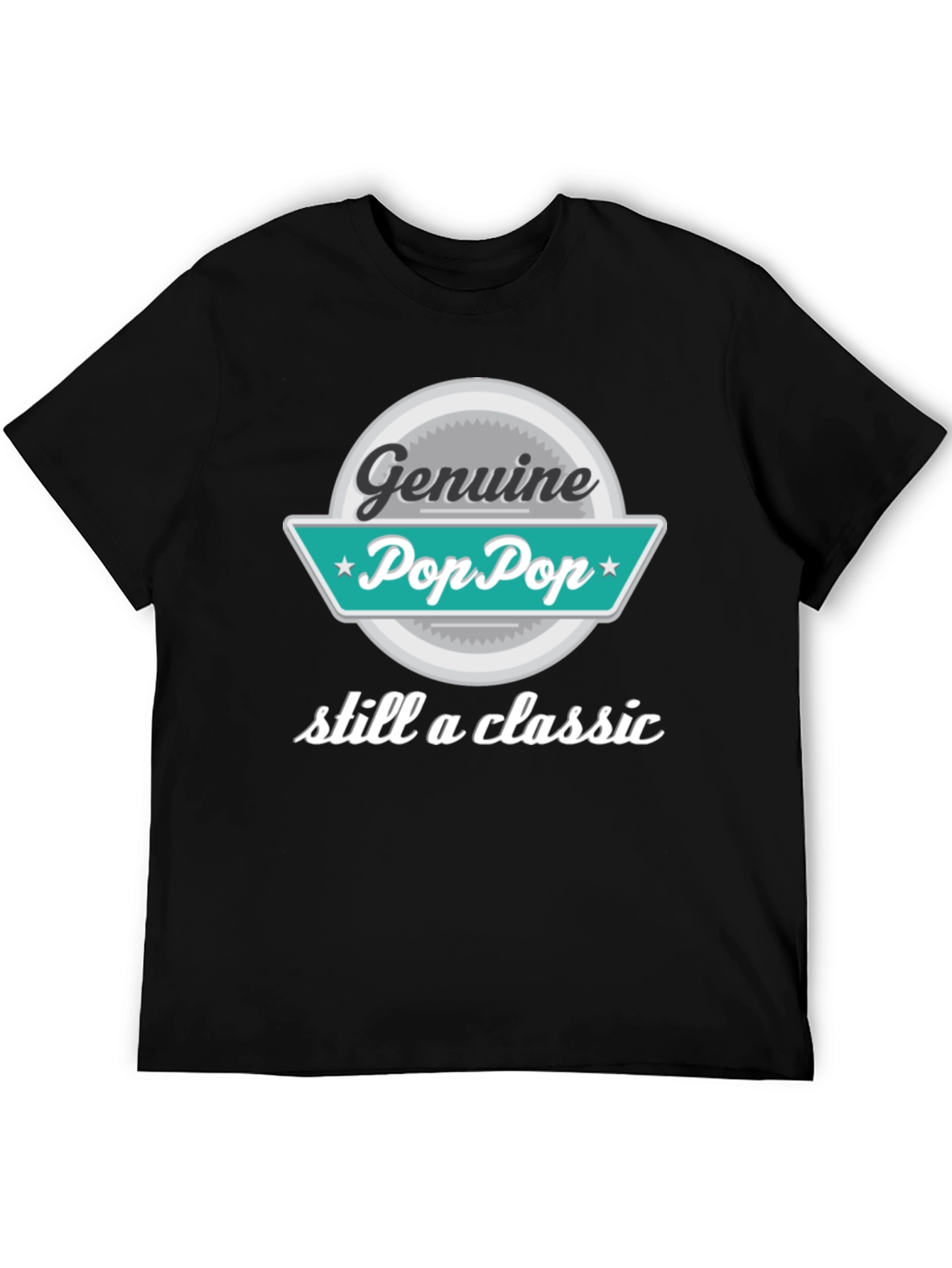 Genuine Pop Pop T-Shirt - Classic Grandpa Style