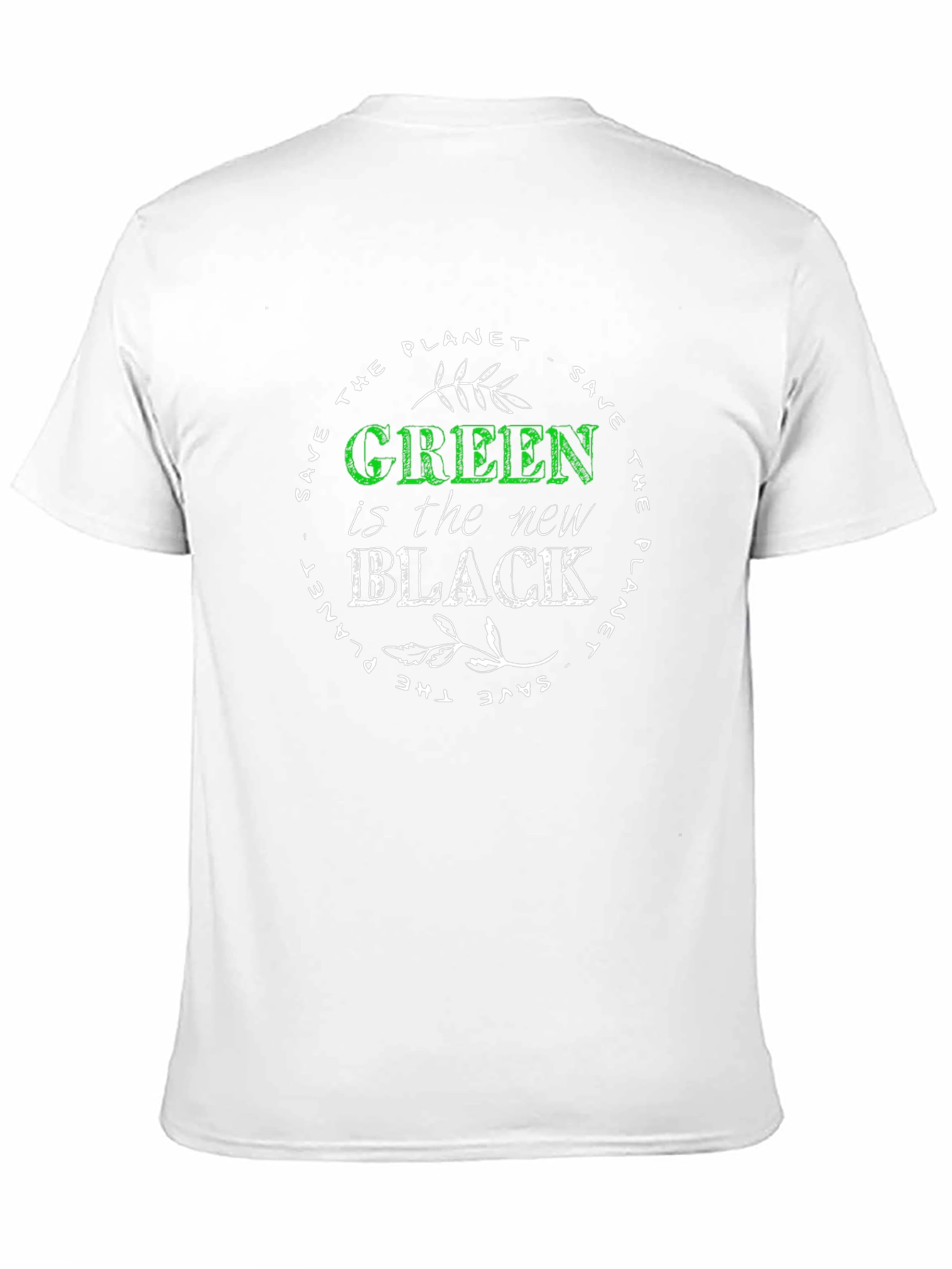 Eco-Friendly Green is the New Black T-Shirt