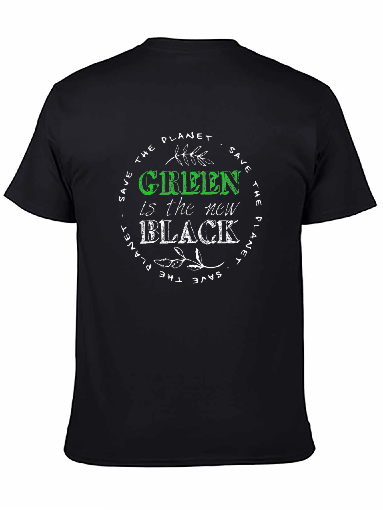 Eco-Friendly Green is the New Black T-Shirt