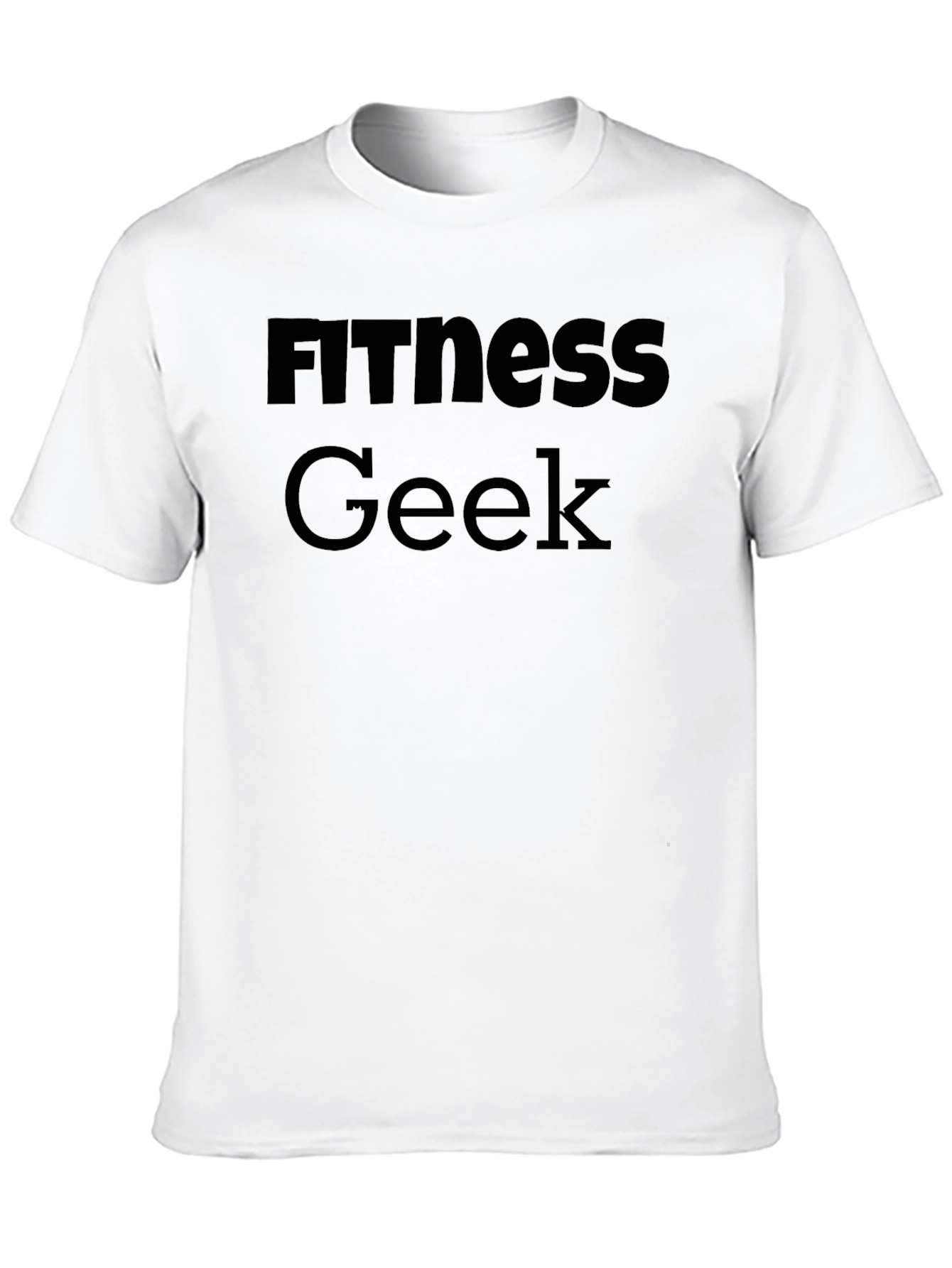 Fitness Geek Black T-Shirt - Gym Workout Apparel