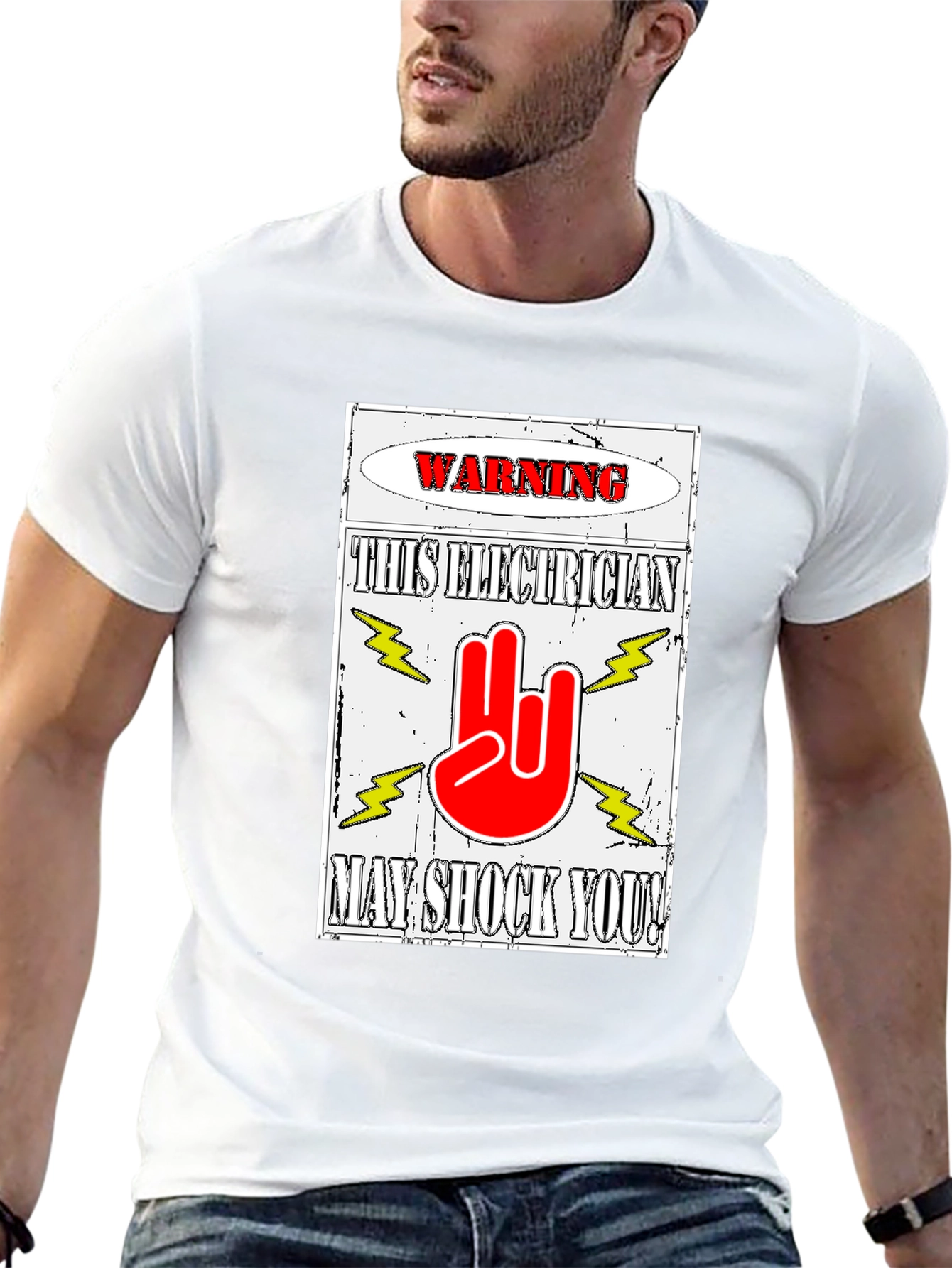 Warning Electrician T-Shirt May Shock You