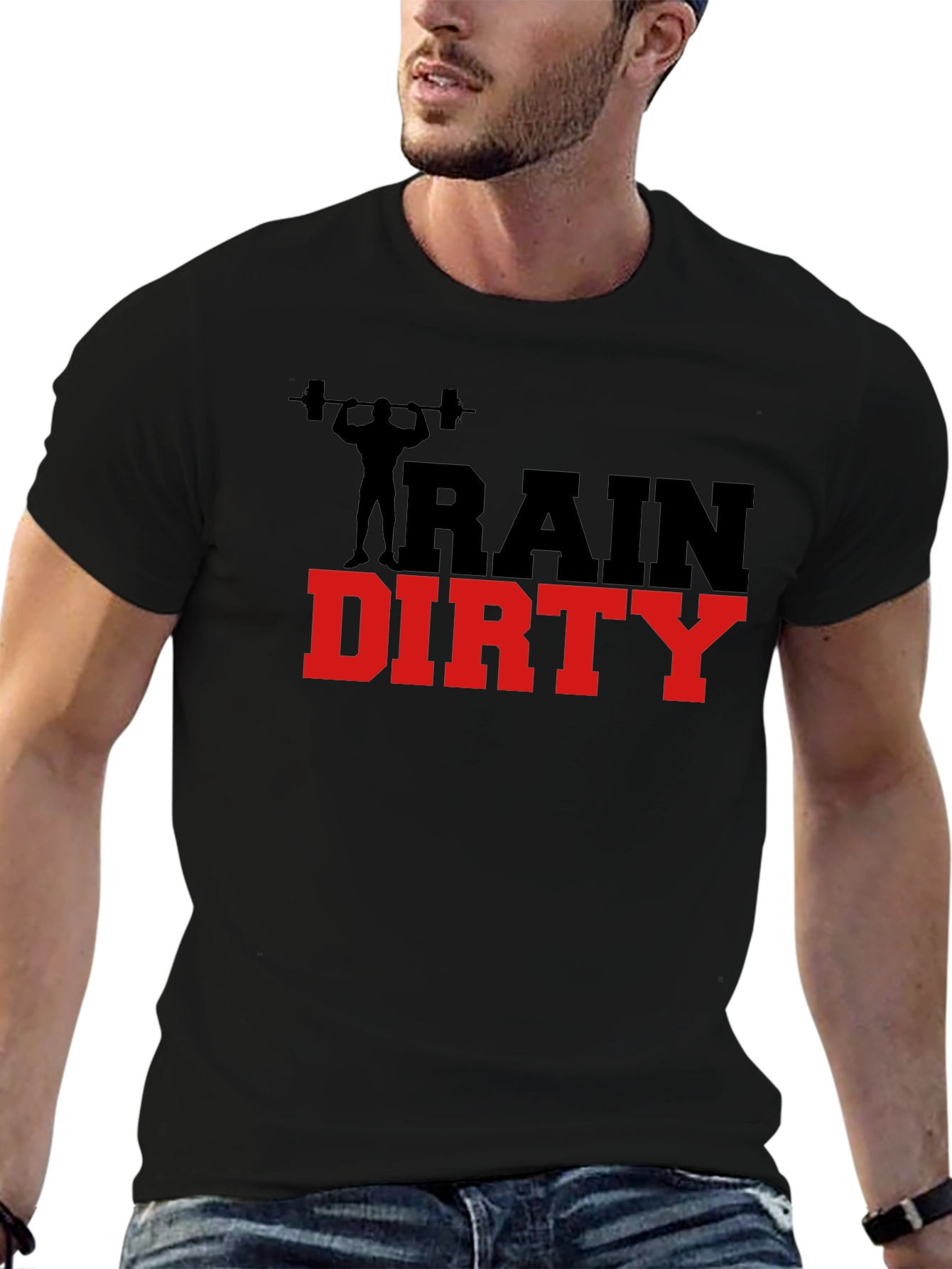 Train Dirty Graphic Tee - Fitness Apparel