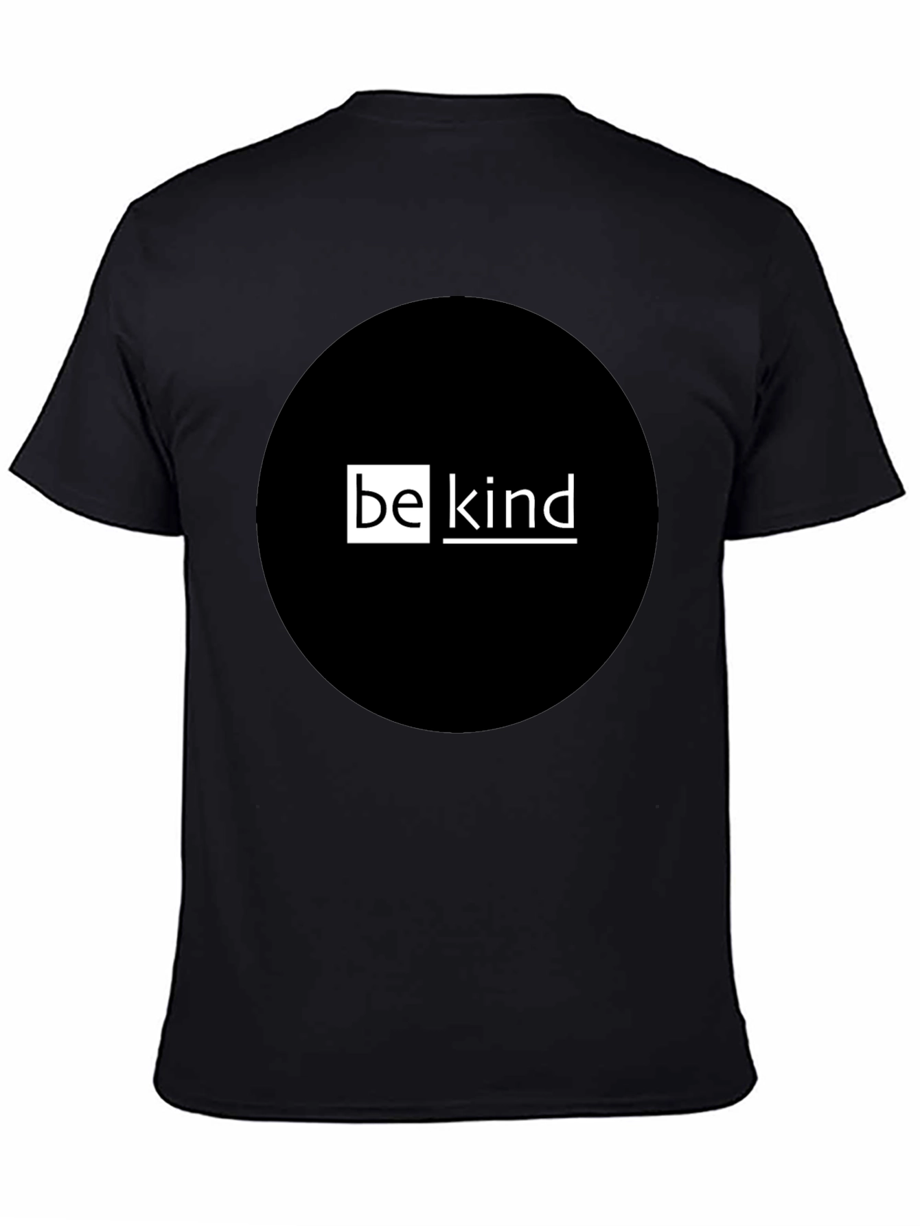 Be Kind Graphic T-Shirt - Black Crew Neck Tee