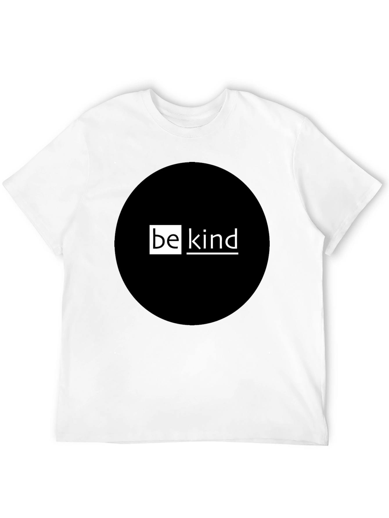 Be Kind Graphic T-Shirt - Black Crew Neck Tee