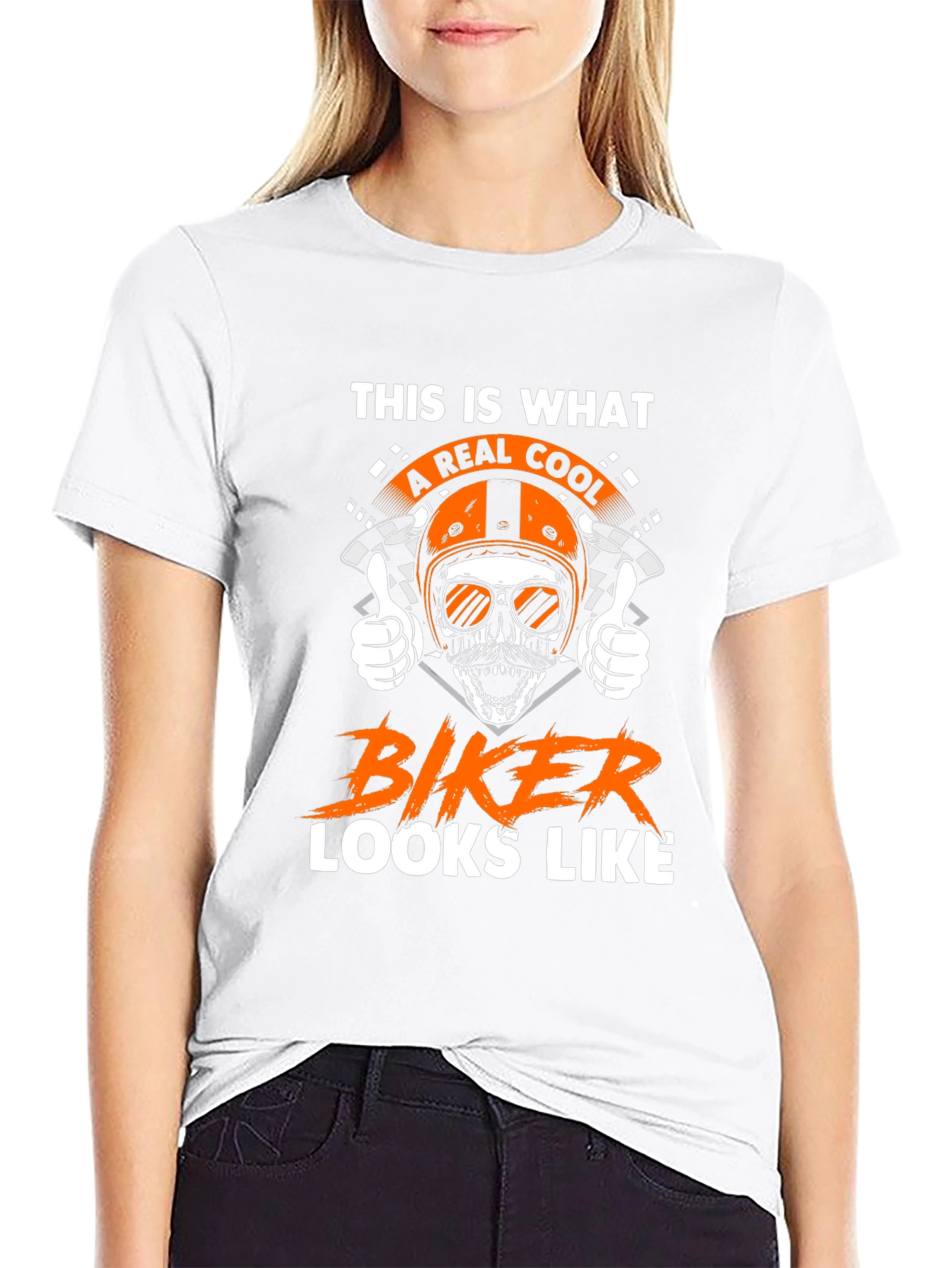 Cool Biker Graphic T-Shirt
