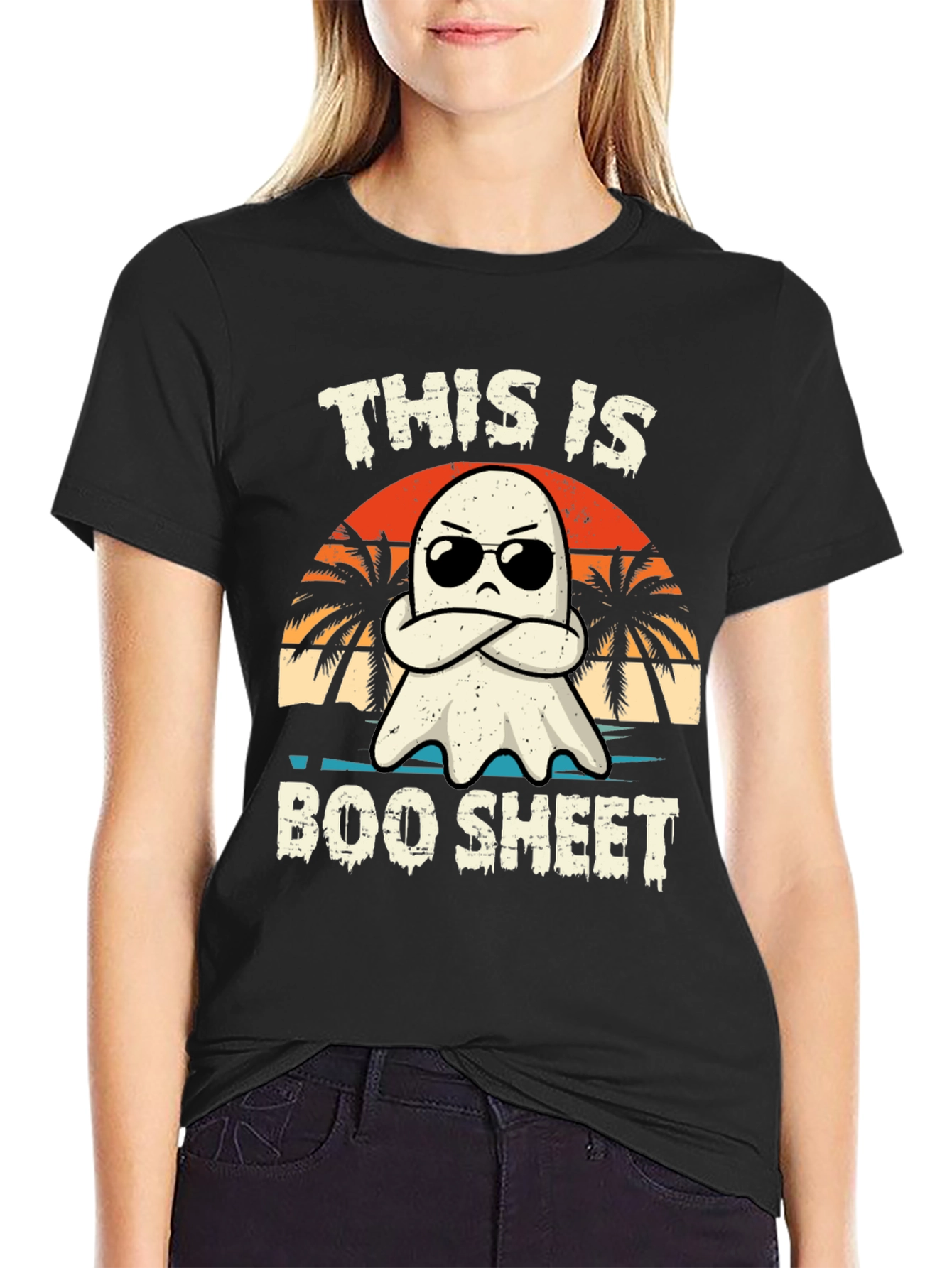 This is Boo Sheet Ghost Graphic T-Shirt