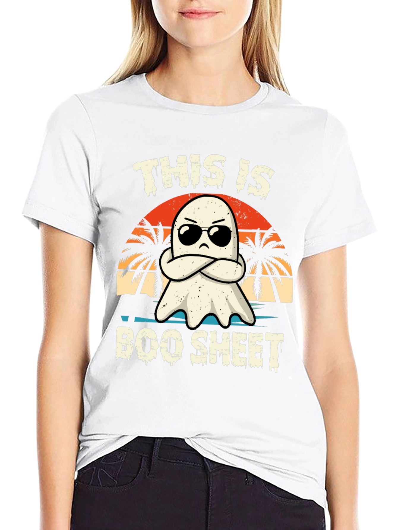 This is Boo Sheet Ghost Graphic T-Shirt