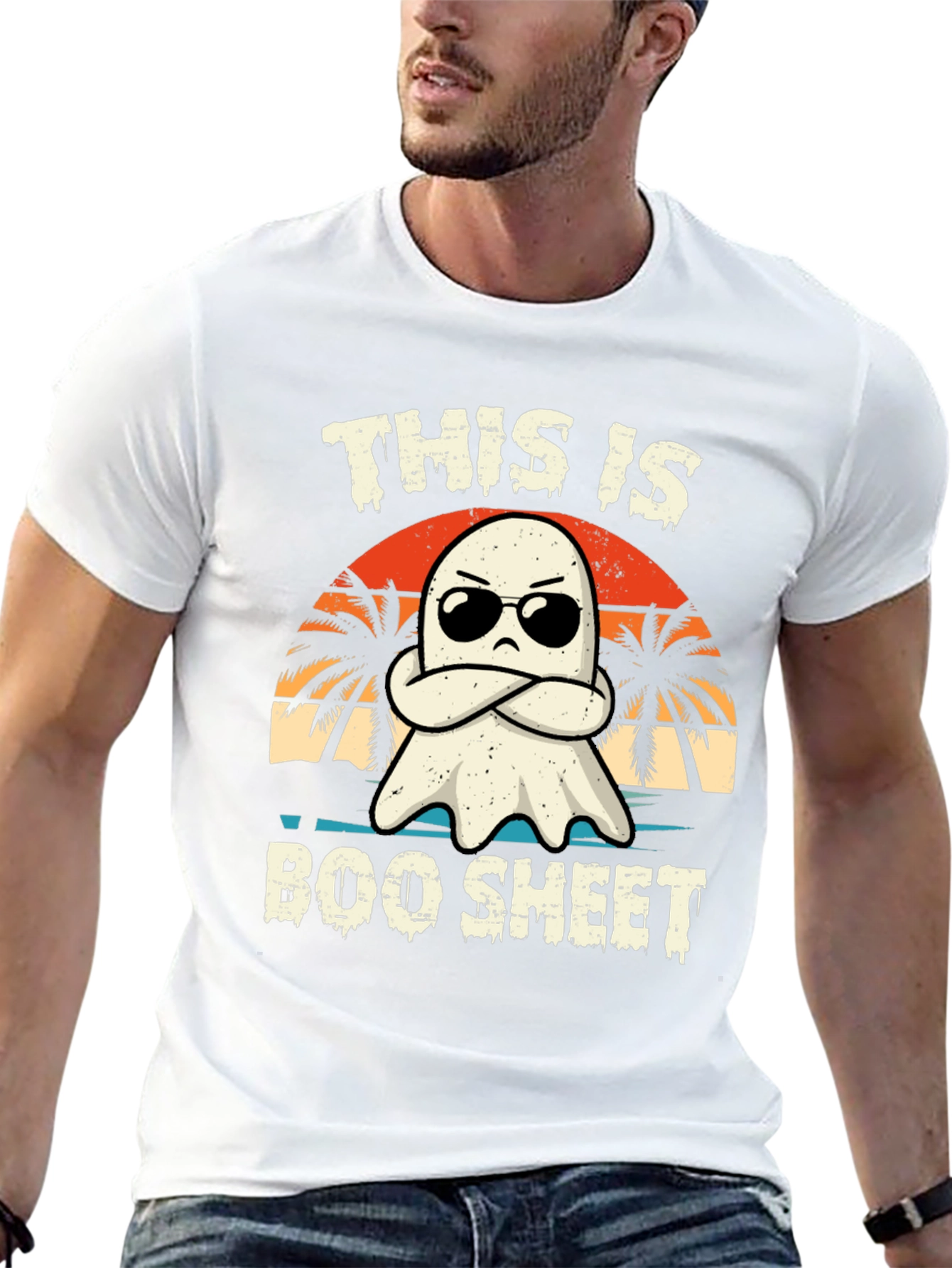 This is Boo Sheet Ghost Graphic T-Shirt