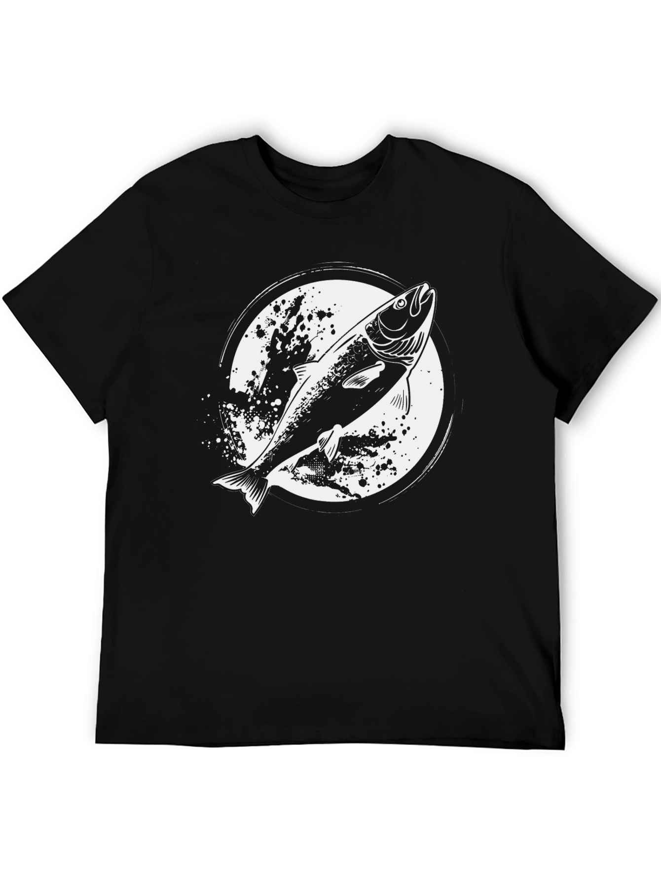 Fishing T-Shirt - Salmon Graphic Tee