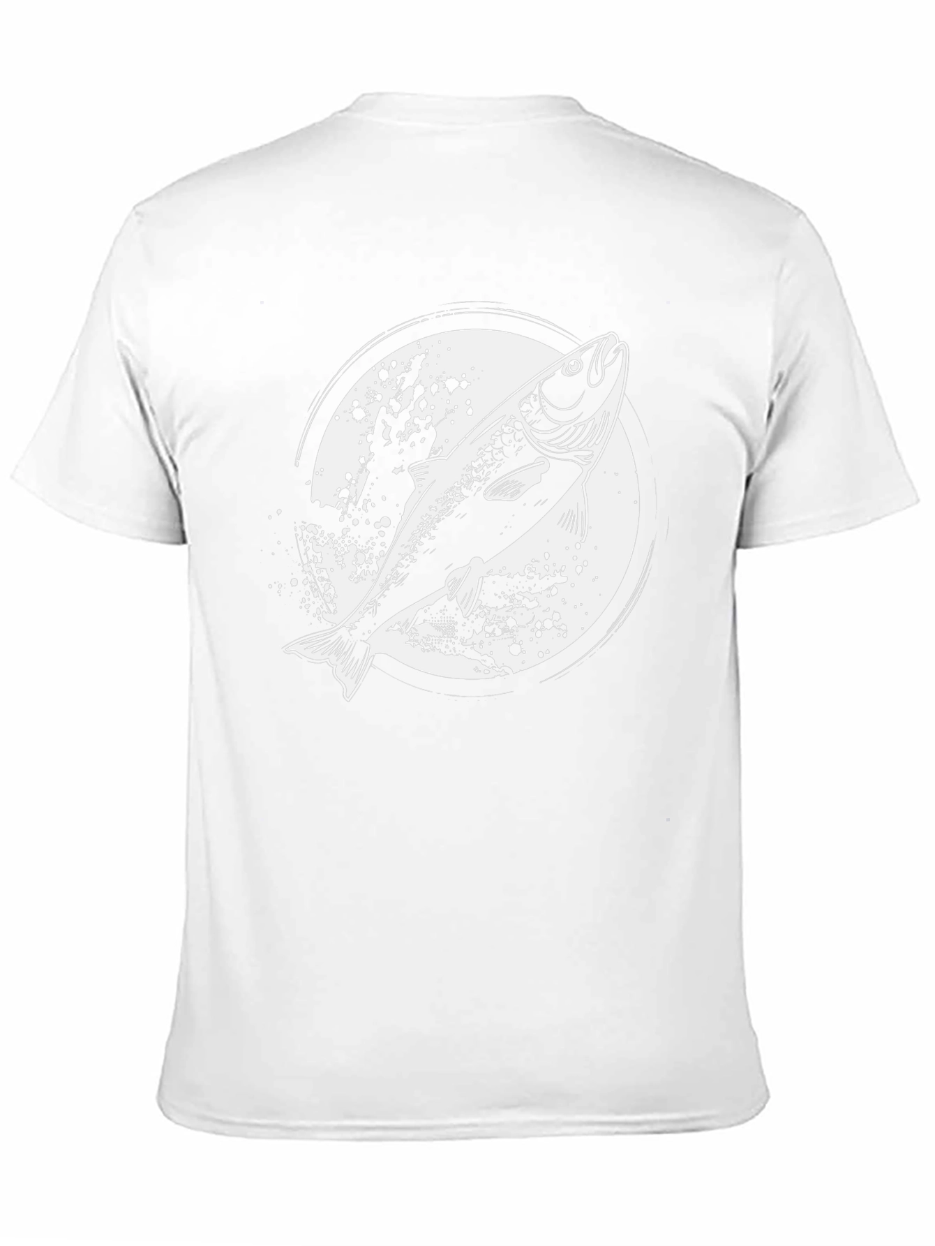 Fishing T-Shirt - Salmon Graphic Tee