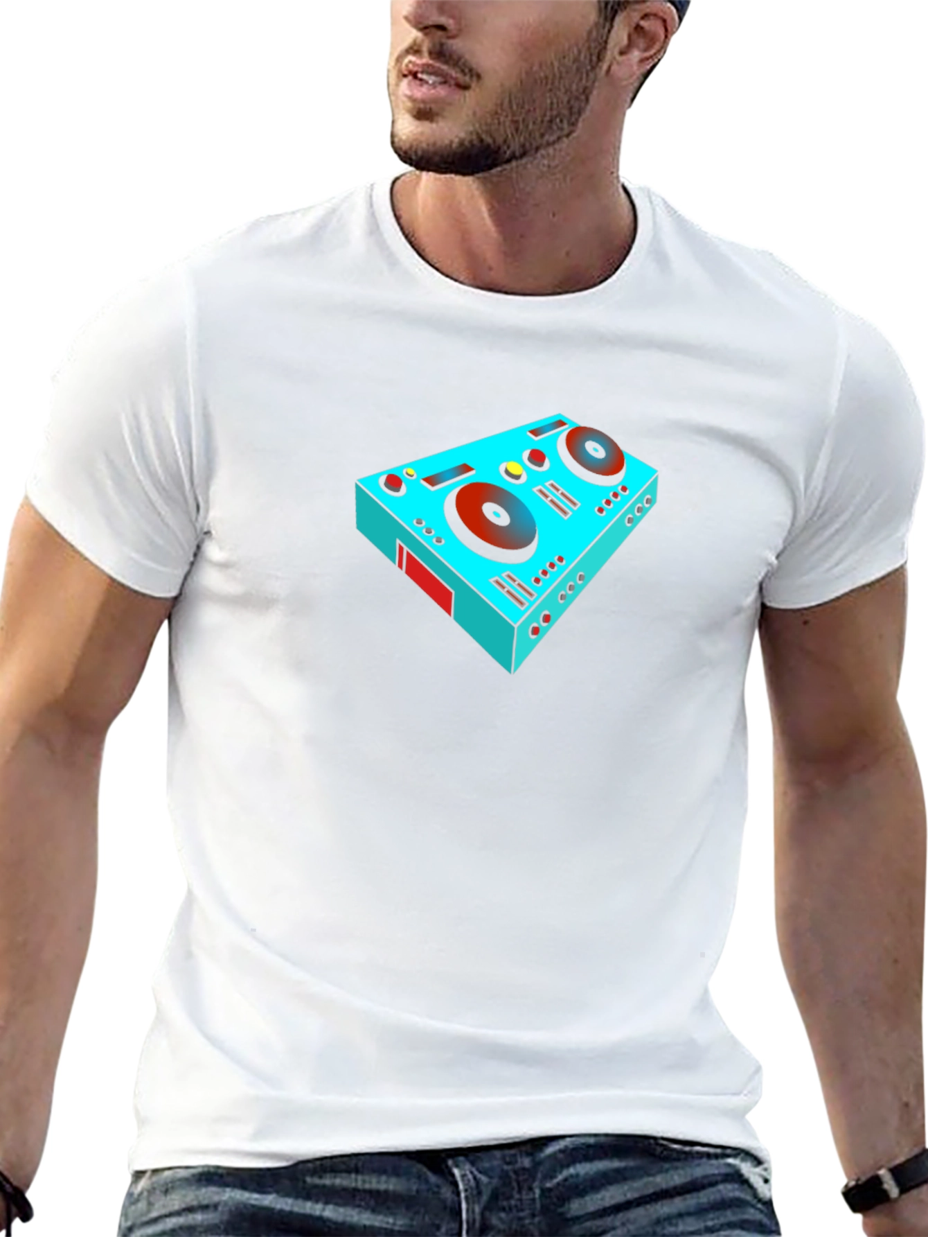 DJ Mixer Graphic Tee - Cool Music Lover T-Shirt