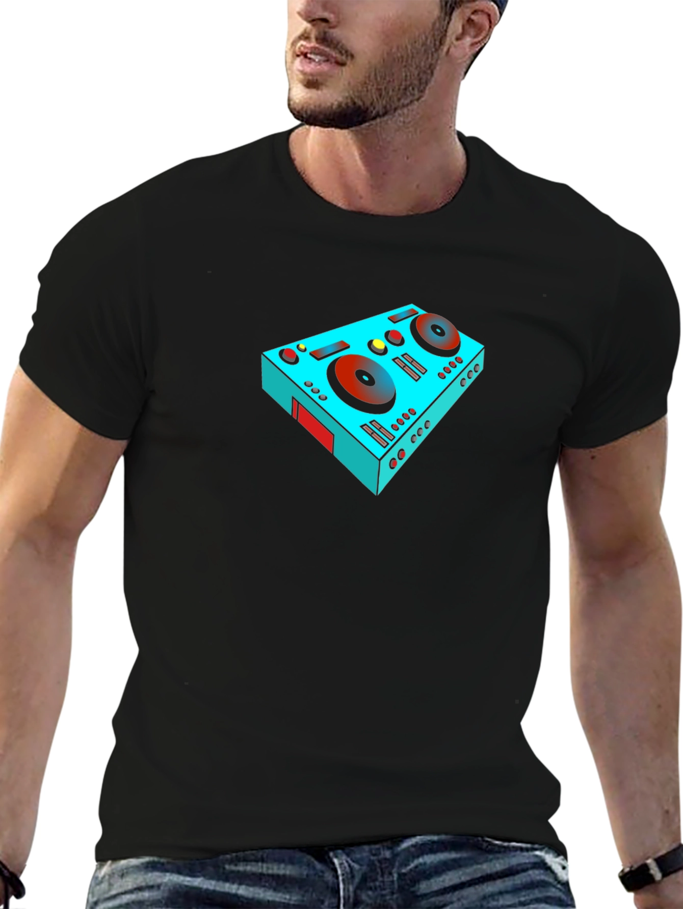 DJ Mixer Graphic Tee - Cool Music Lover T-Shirt