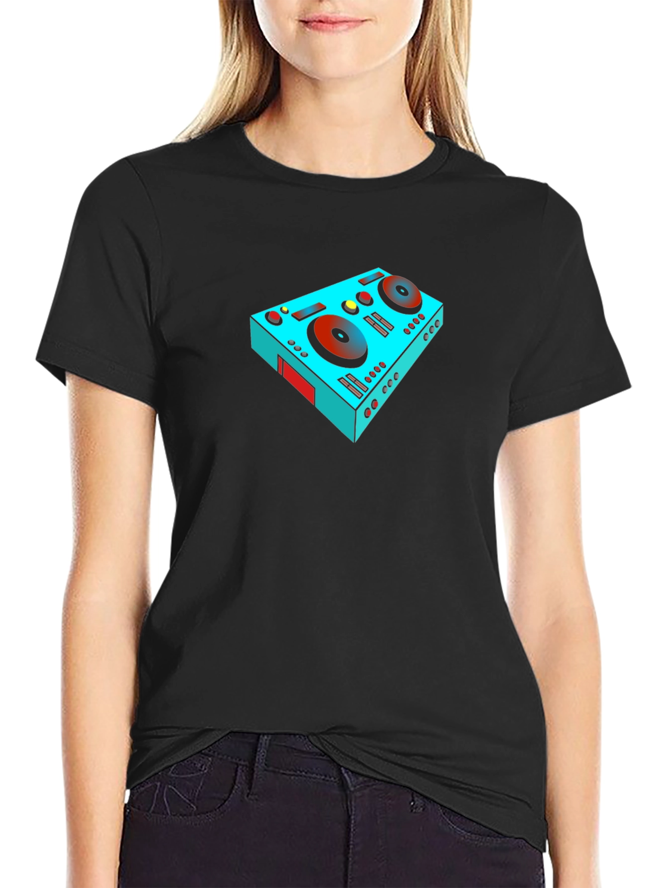 DJ Mixer Graphic Tee - Cool Music Lover T-Shirt
