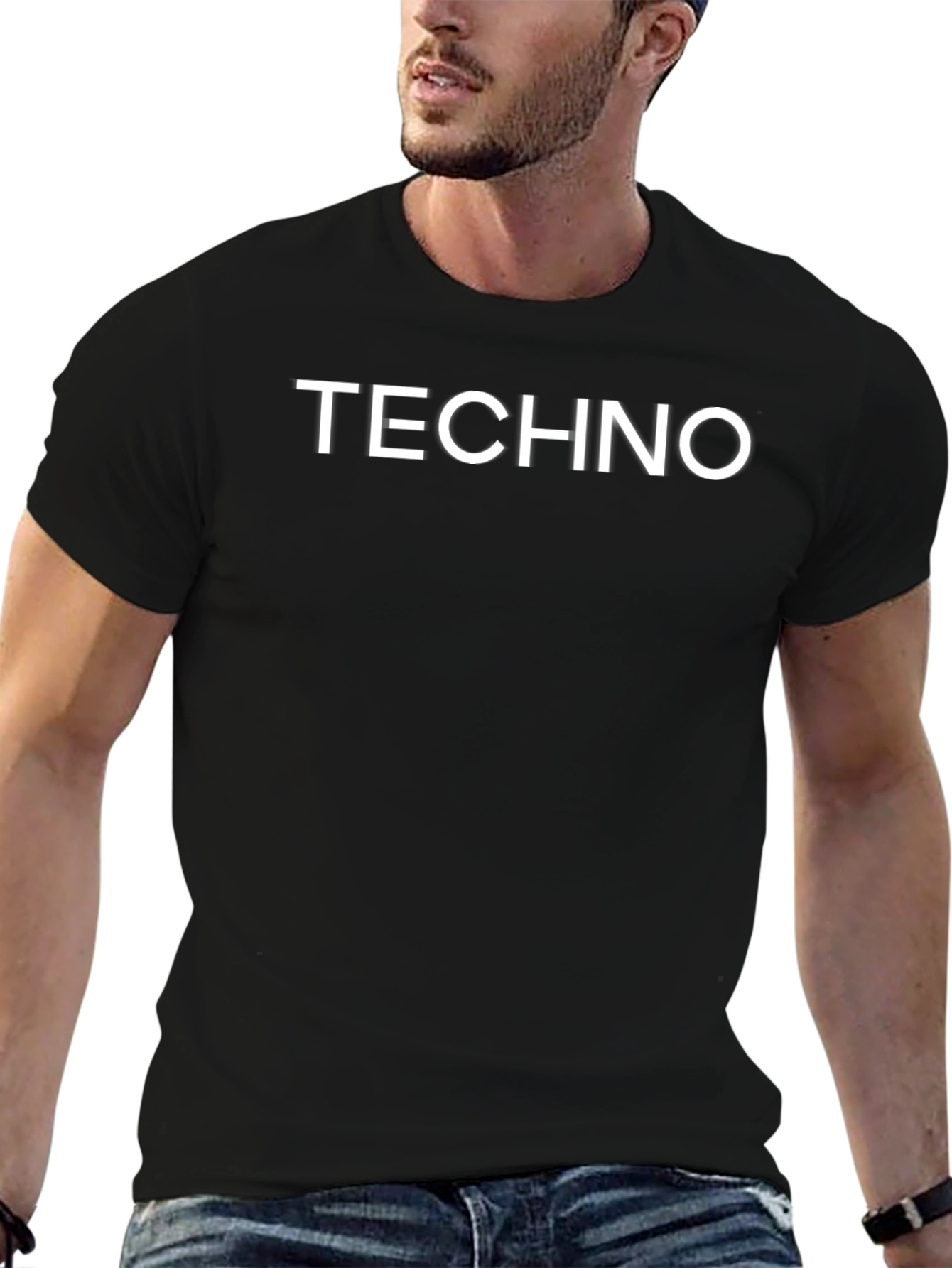 Techno Graphic T-Shirt - Stylish Clubwear