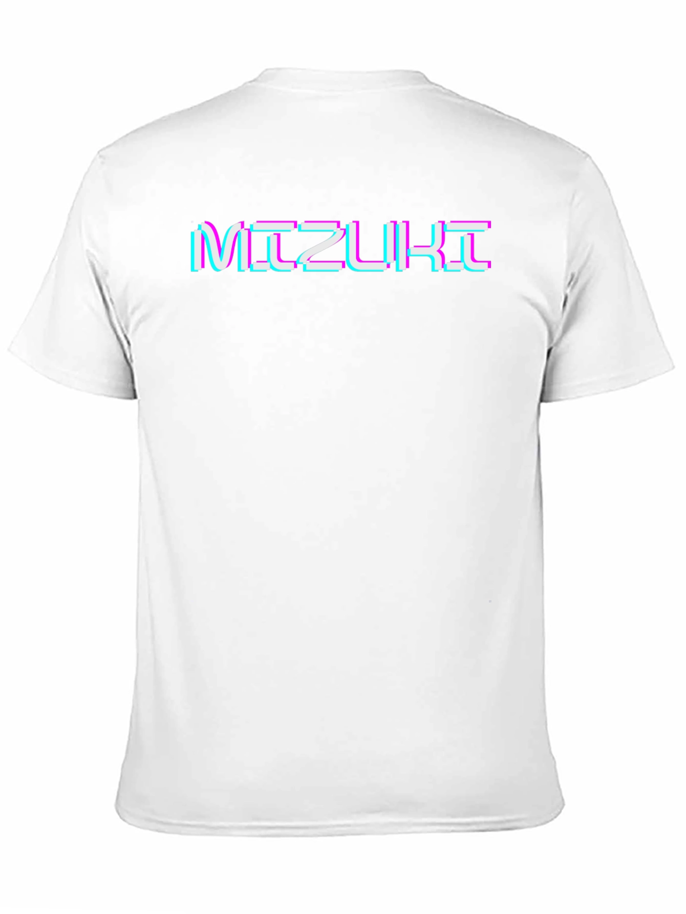 Mizuki Glitch Text Graphic Tee - Black Unisex