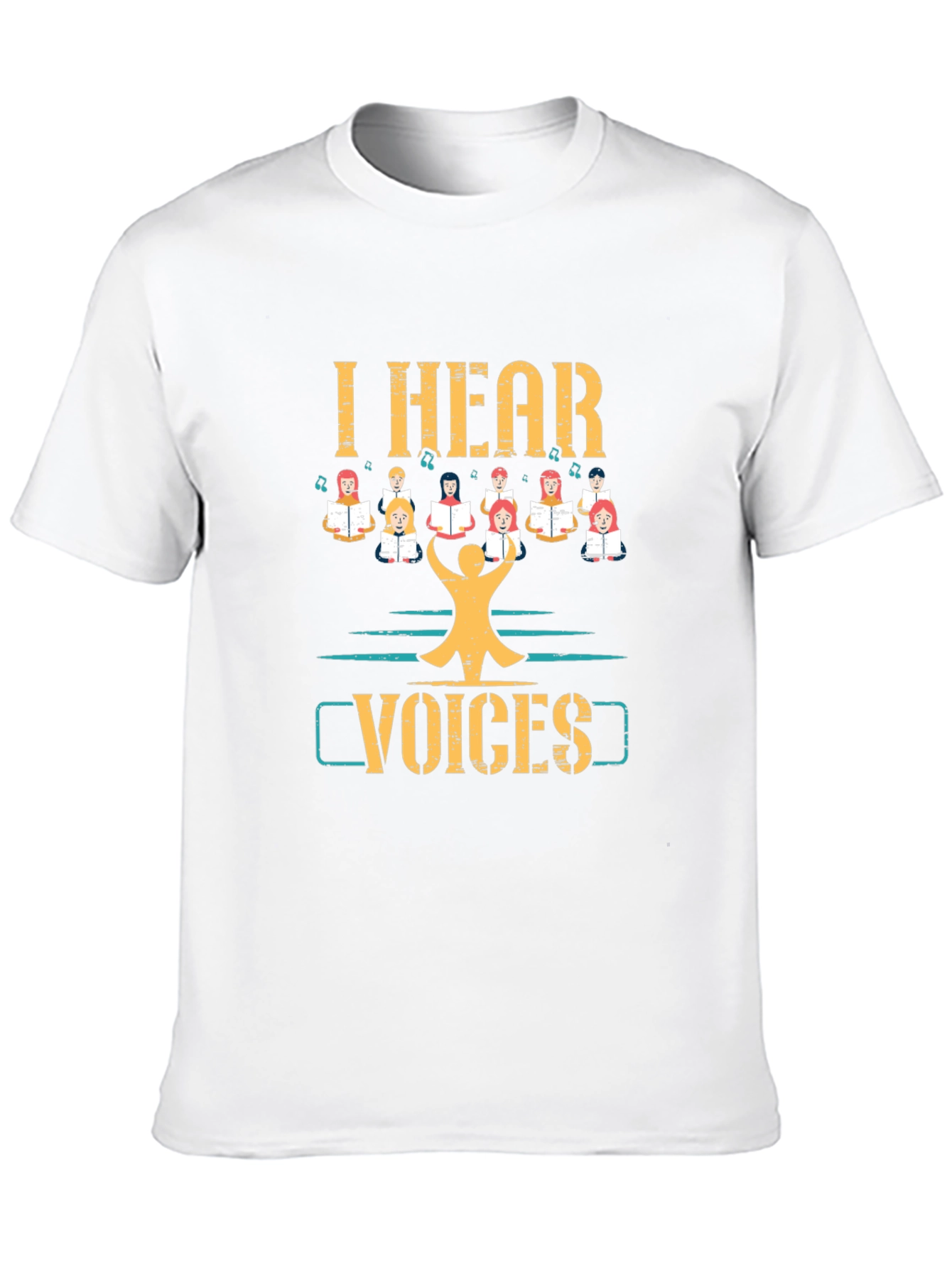 I Hear Voices T-Shirt Choir Singing Tee