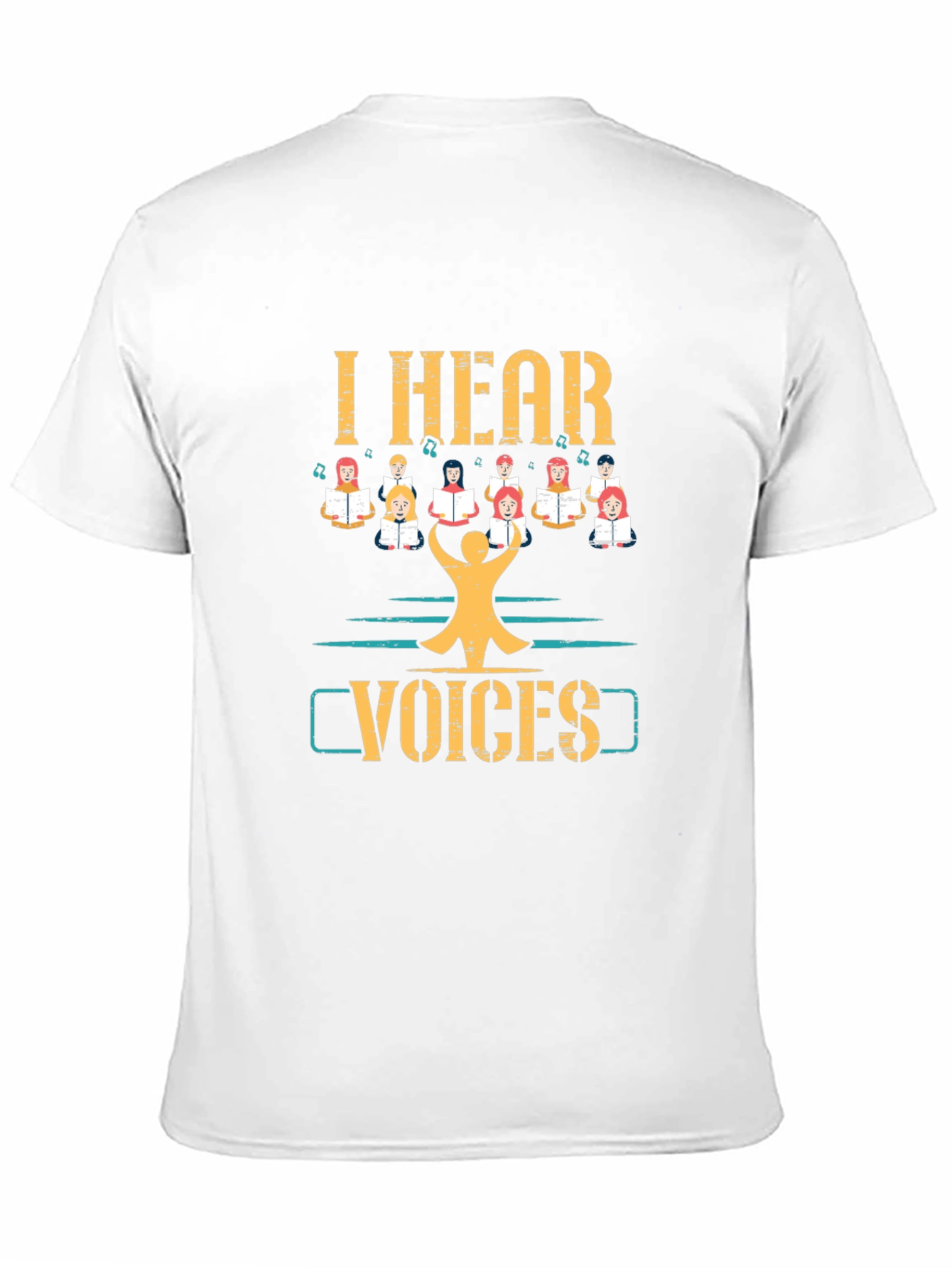 I Hear Voices T-Shirt Choir Singing Tee