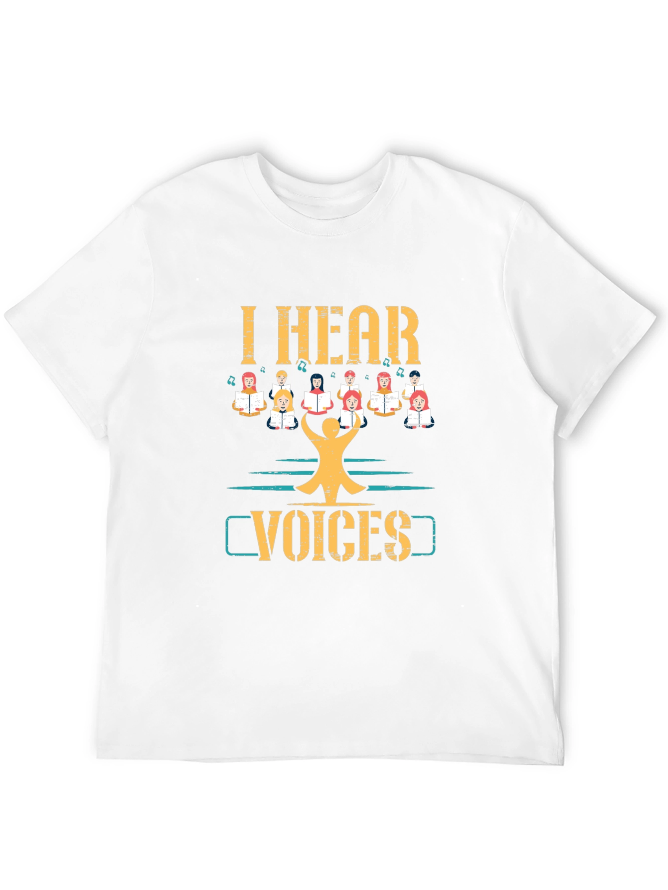 I Hear Voices T-Shirt Choir Singing Tee