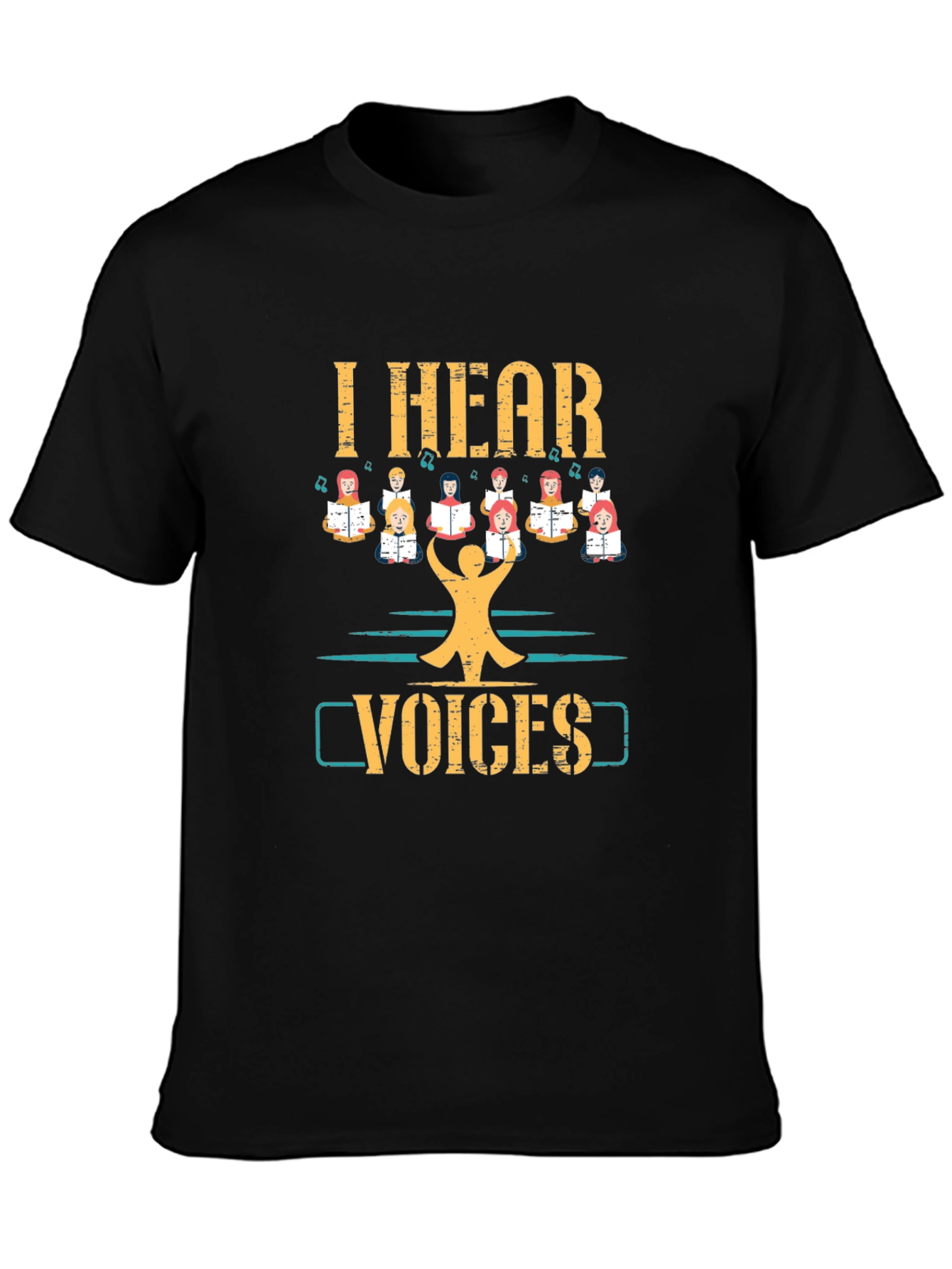 I Hear Voices T-Shirt Choir Singing Tee