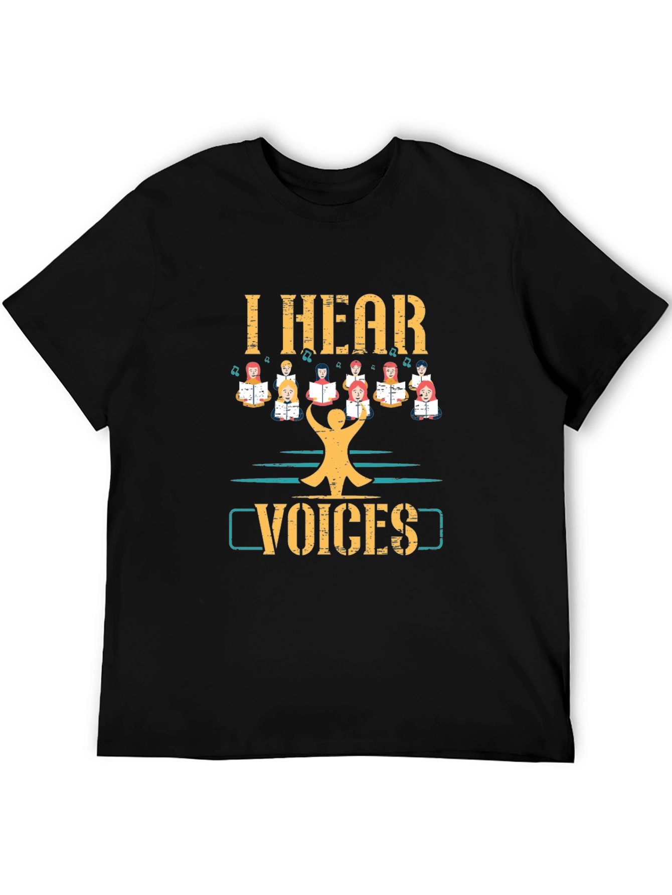 I Hear Voices T-Shirt Choir Singing Tee