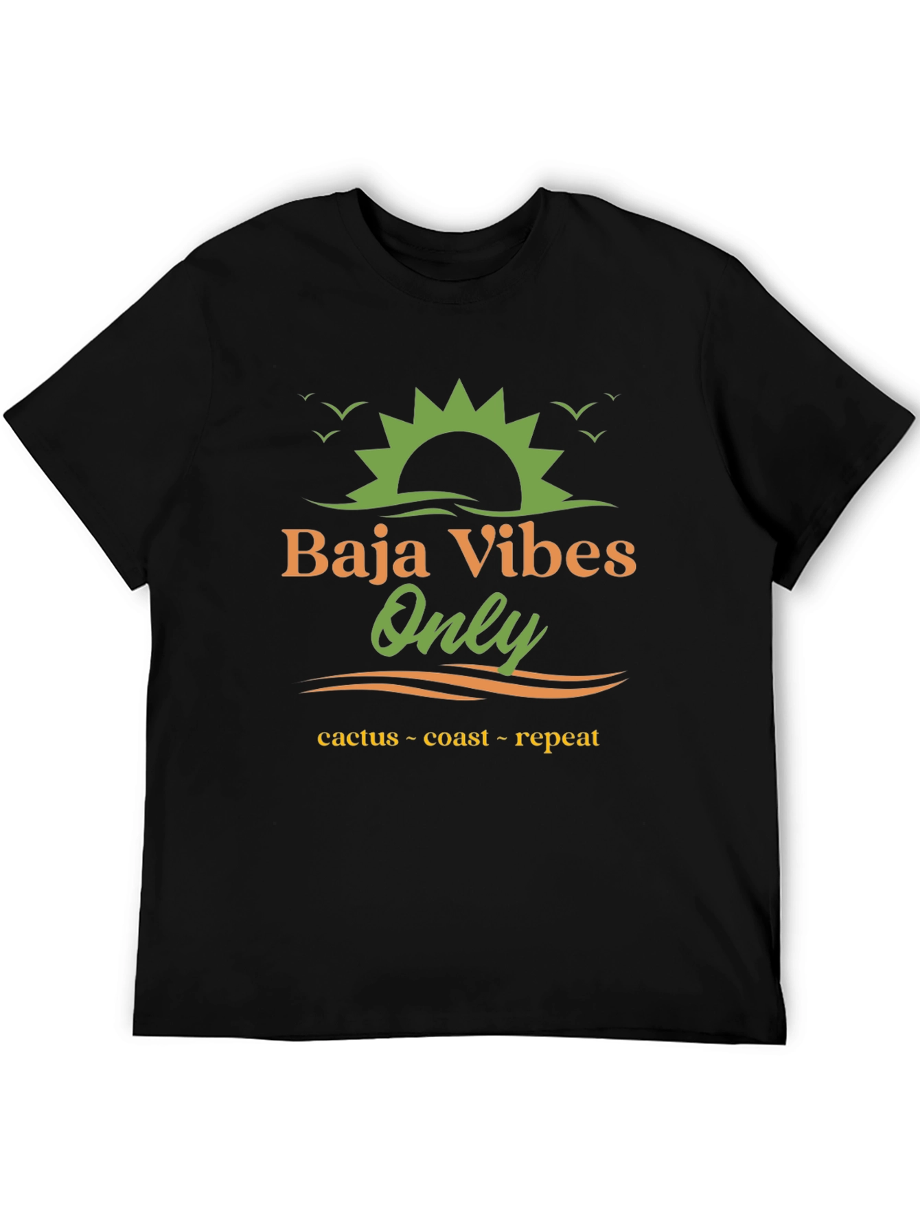 Baja Vibes Only Graphic Tee - Cactus Coast Repeat