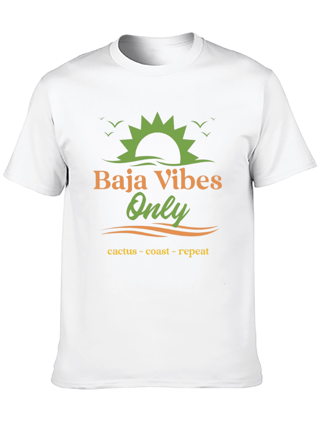 Baja Vibes Only Graphic Tee - Cactus Coast Repeat