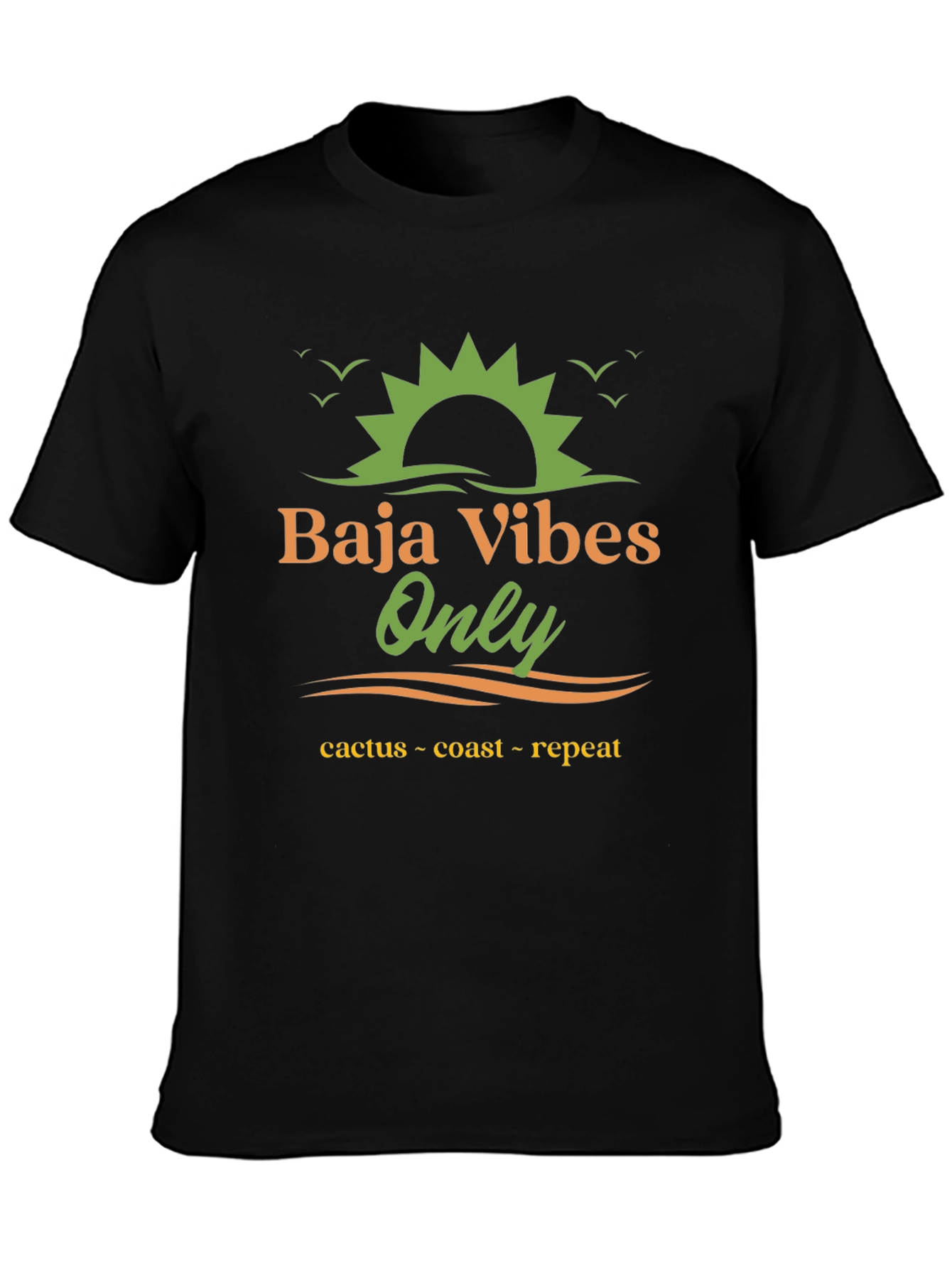 Baja Vibes Only Graphic Tee - Cactus Coast Repeat