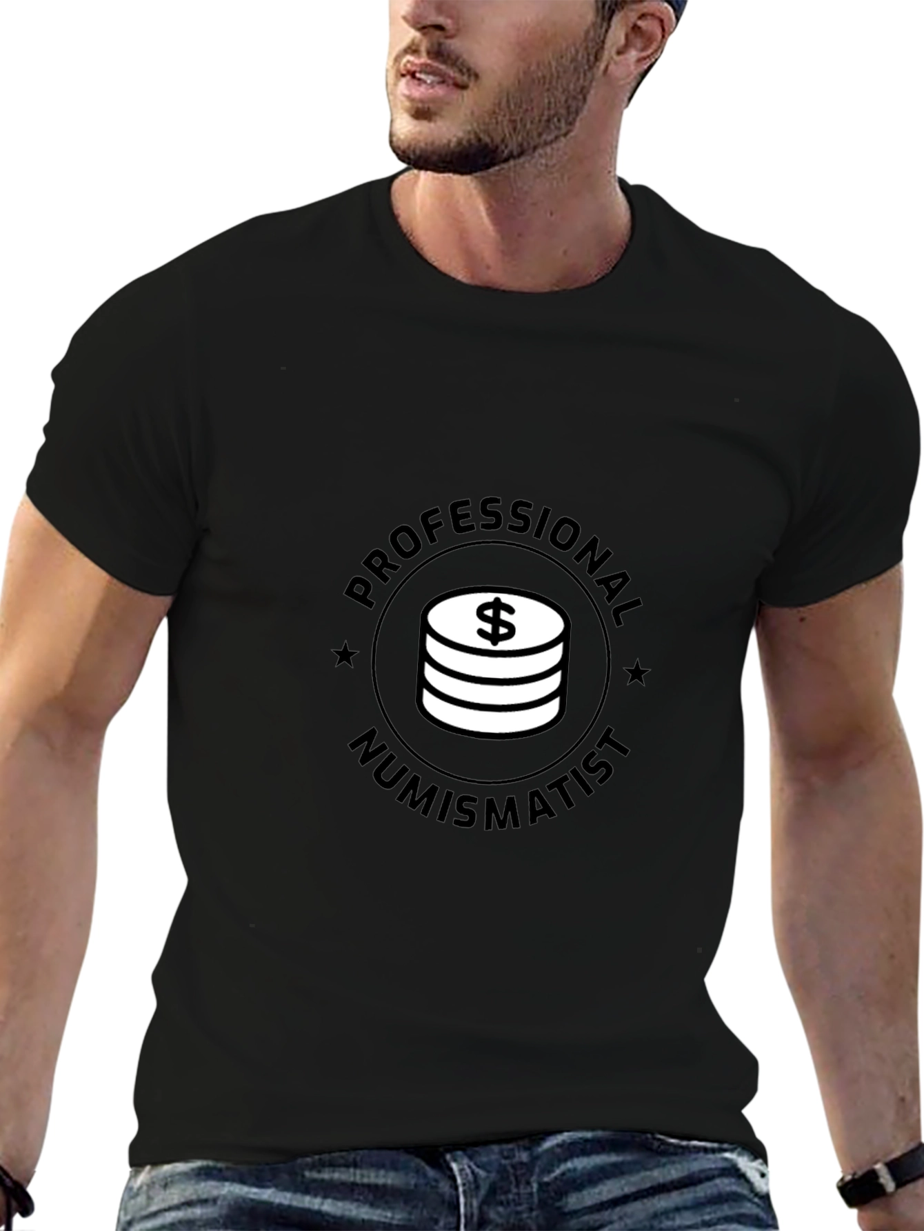 Professional Numismatist Black T-Shirt