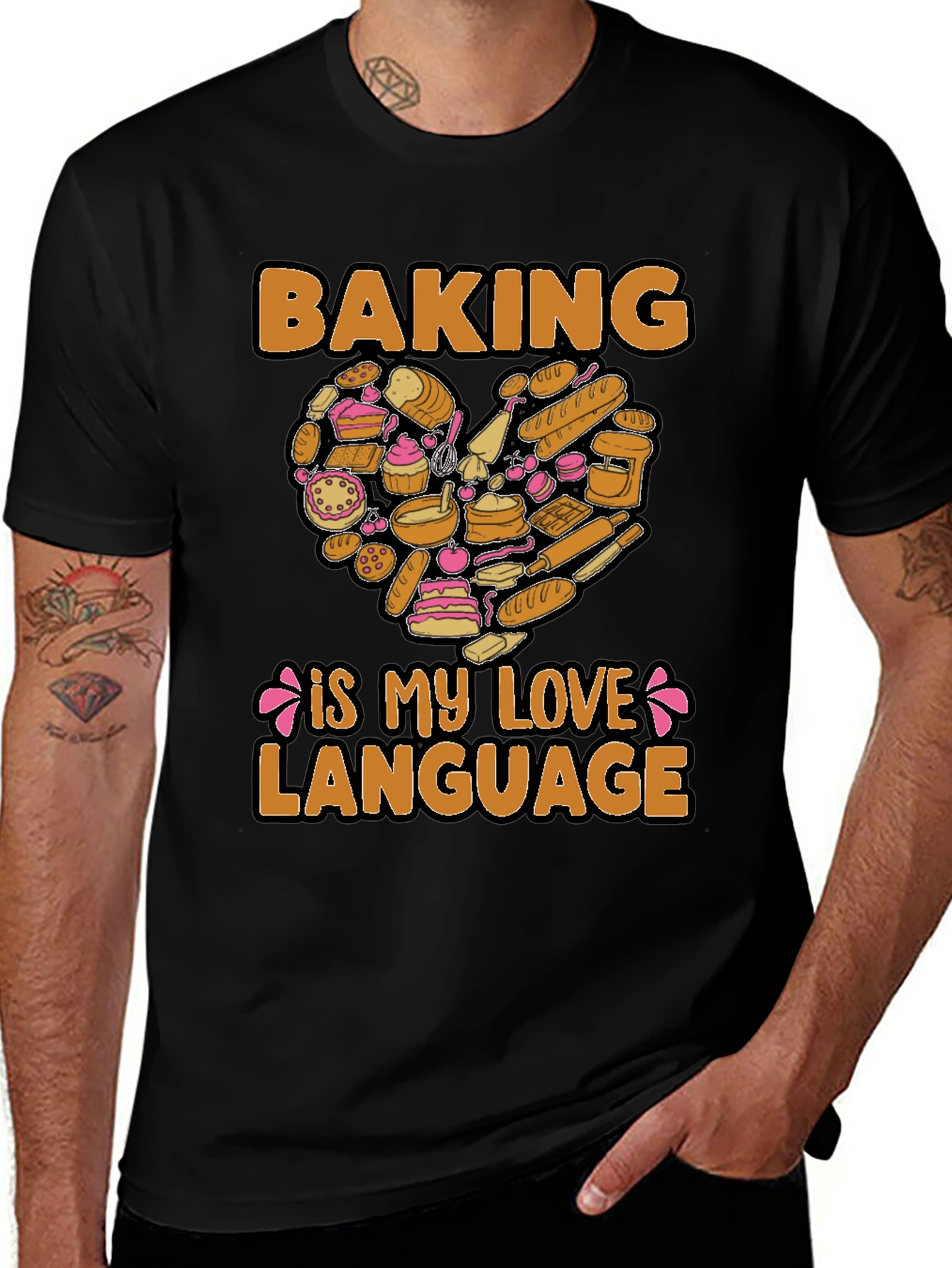 Baking Is My Love Language Graphic T-Shirt