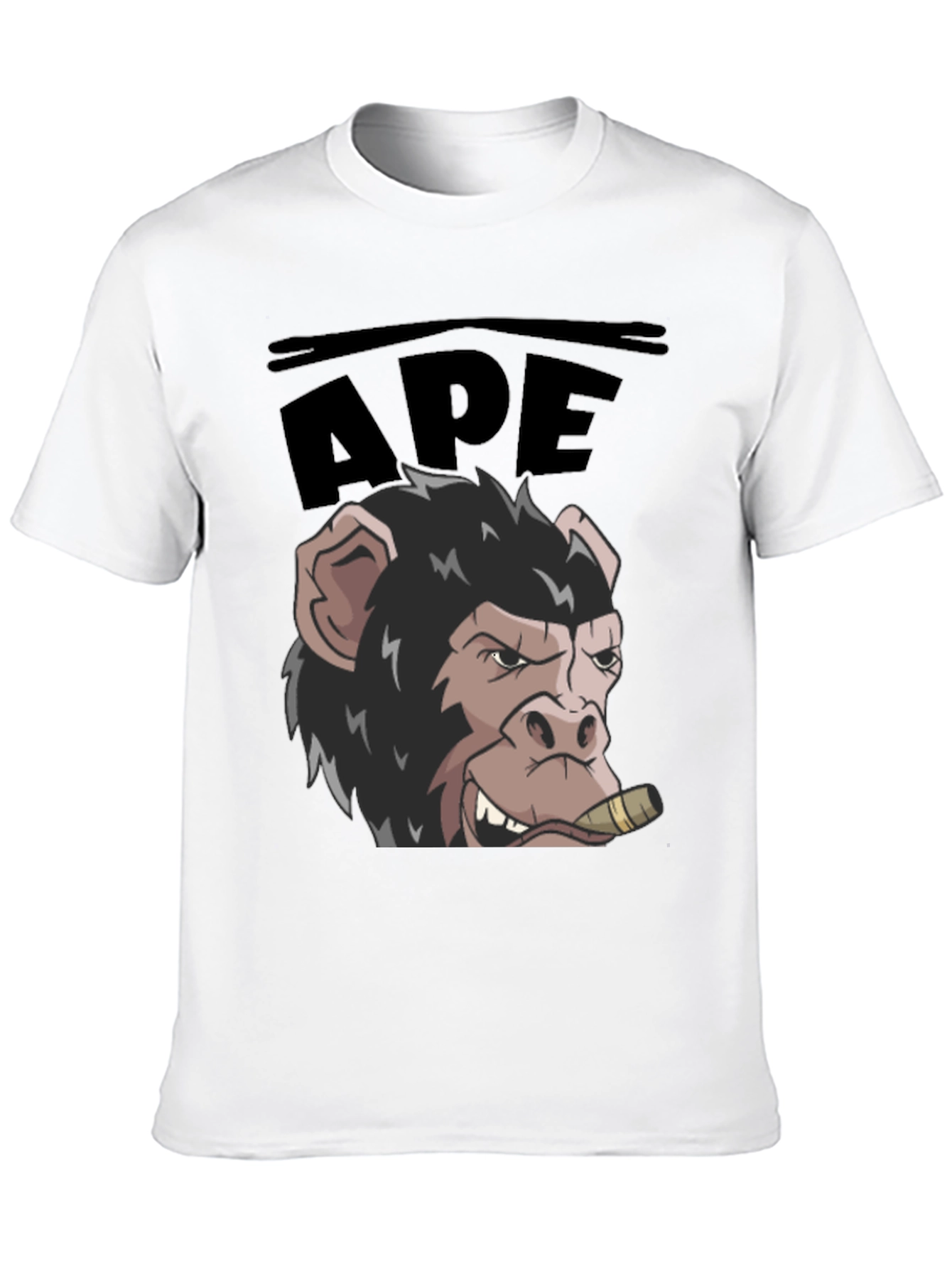 Ape Graphic T-Shirt - Cool Cartoon Design