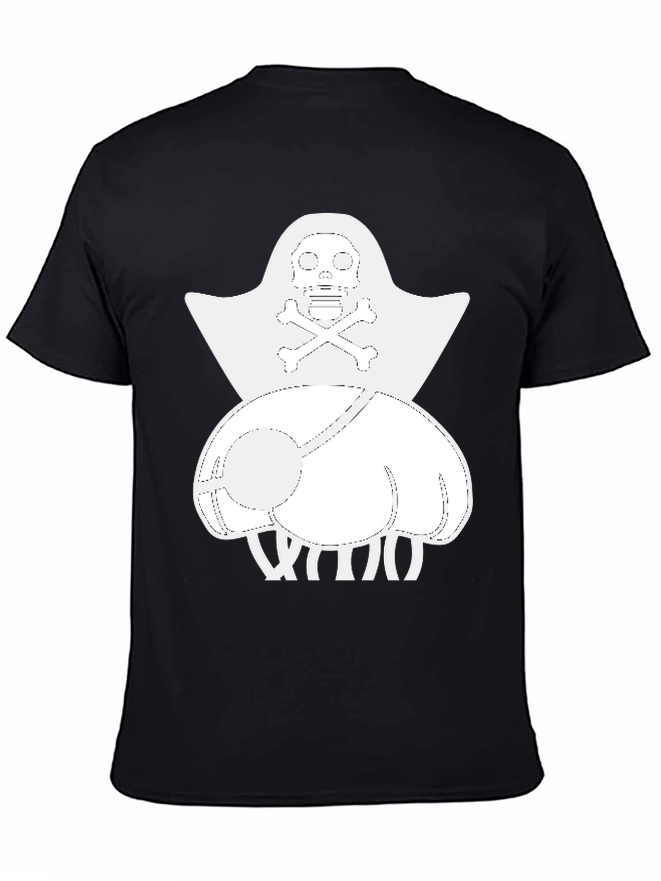 One Piece Franky Pirate T-Shirt Black