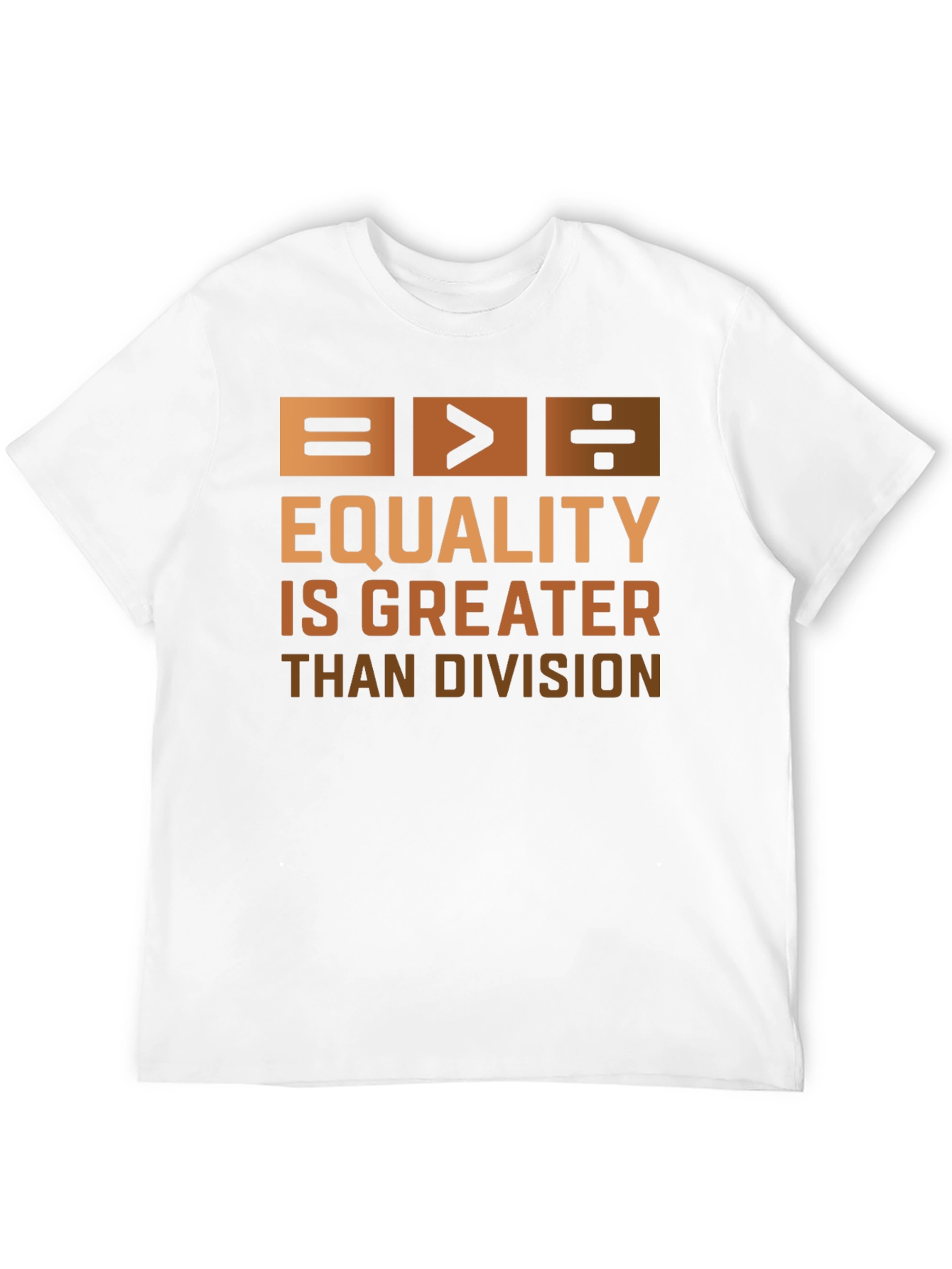 Equality is Greater Than Division Graphic T-Shirt