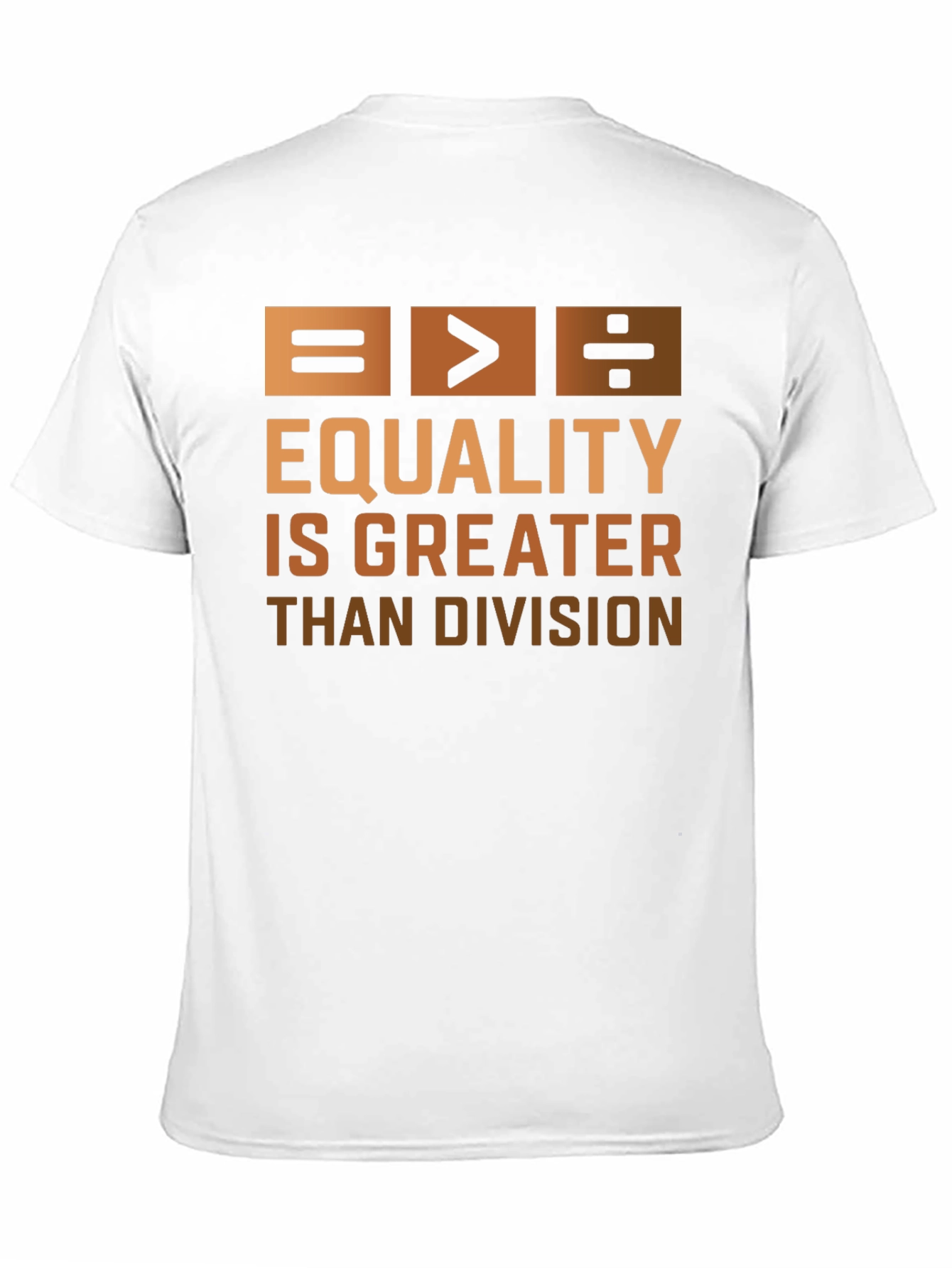 Equality is Greater Than Division Graphic T-Shirt