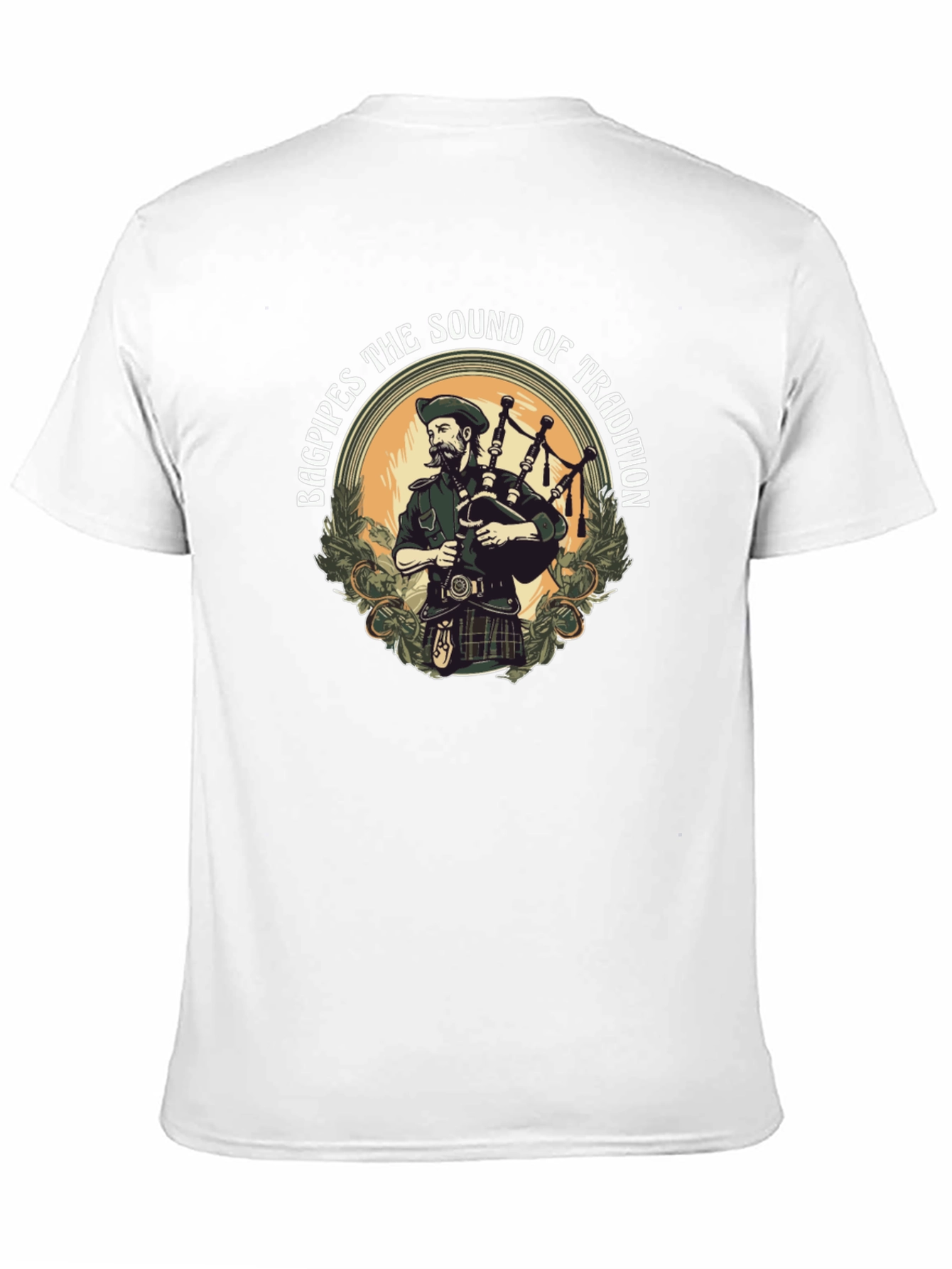 Bagpipes Tradition Tee - Sound of Scotland