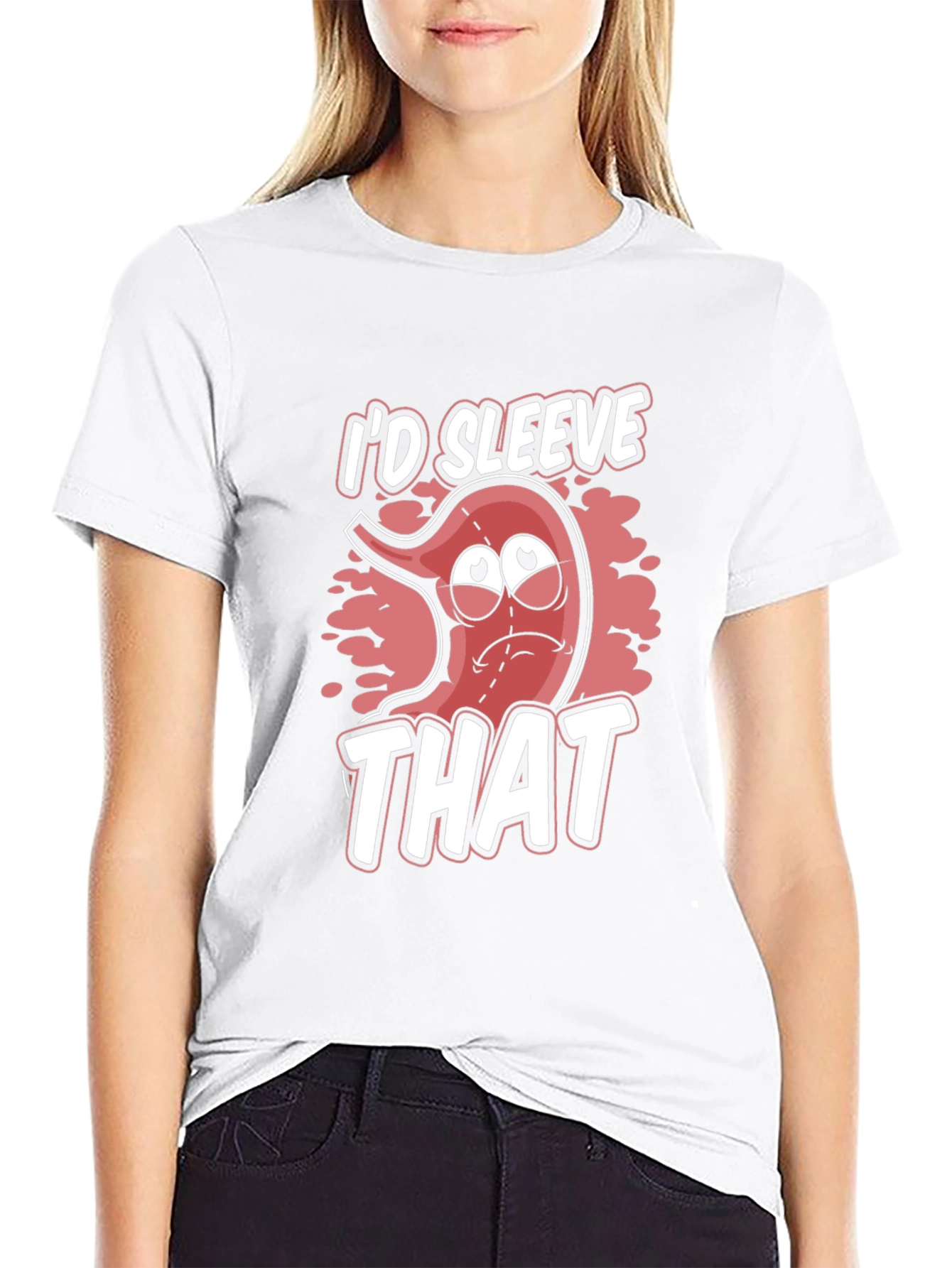 Id Sleeve That T-Shirt Funny Stomach Surgery Tee
