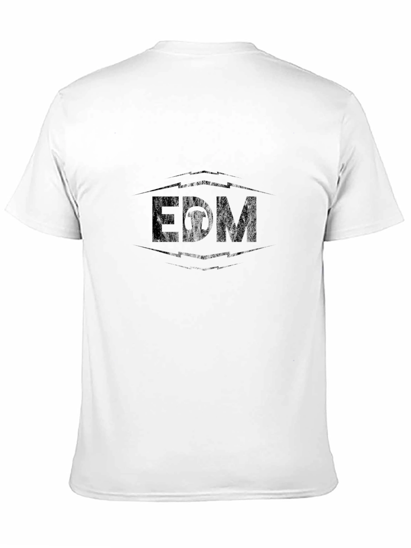 EDM Graphic Tee - Black Cotton T-Shirt