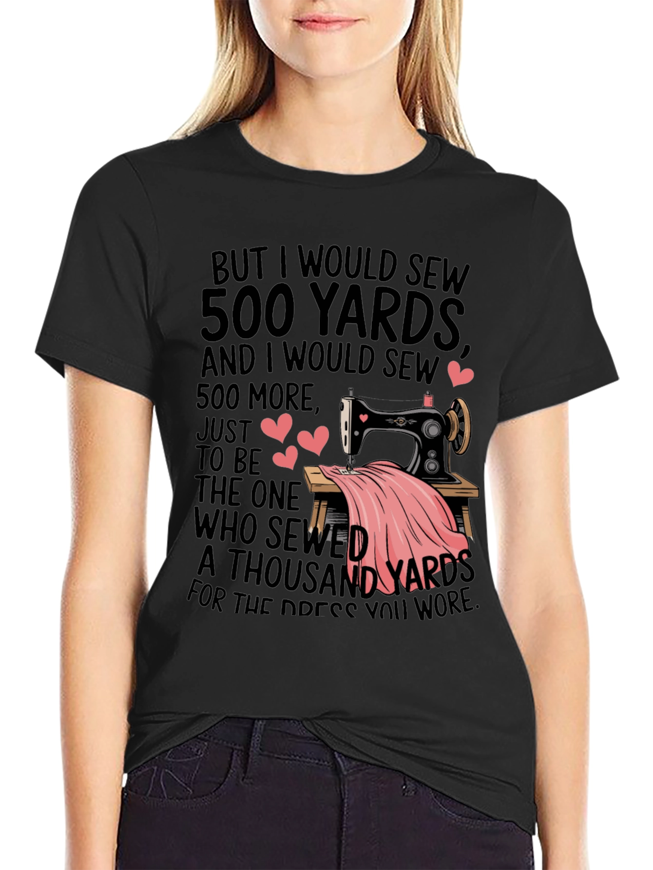 Sewing Lovers T-Shirt - 500 Yards Design