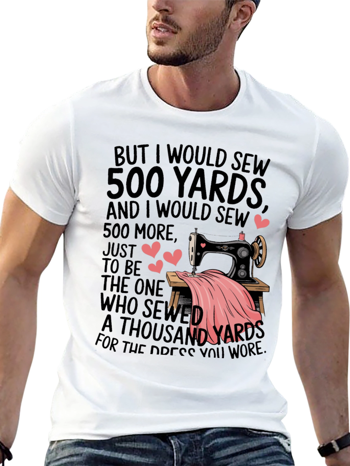 Sewing Lovers T-Shirt - 500 Yards Design