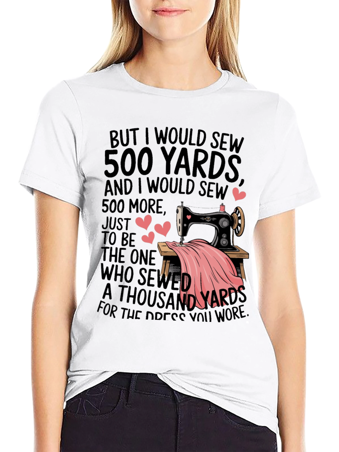 Sewing Lovers T-Shirt - 500 Yards Design