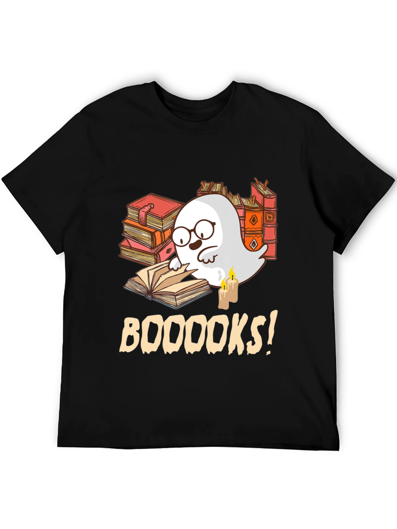 Booooks Ghost Reader T-Shirt