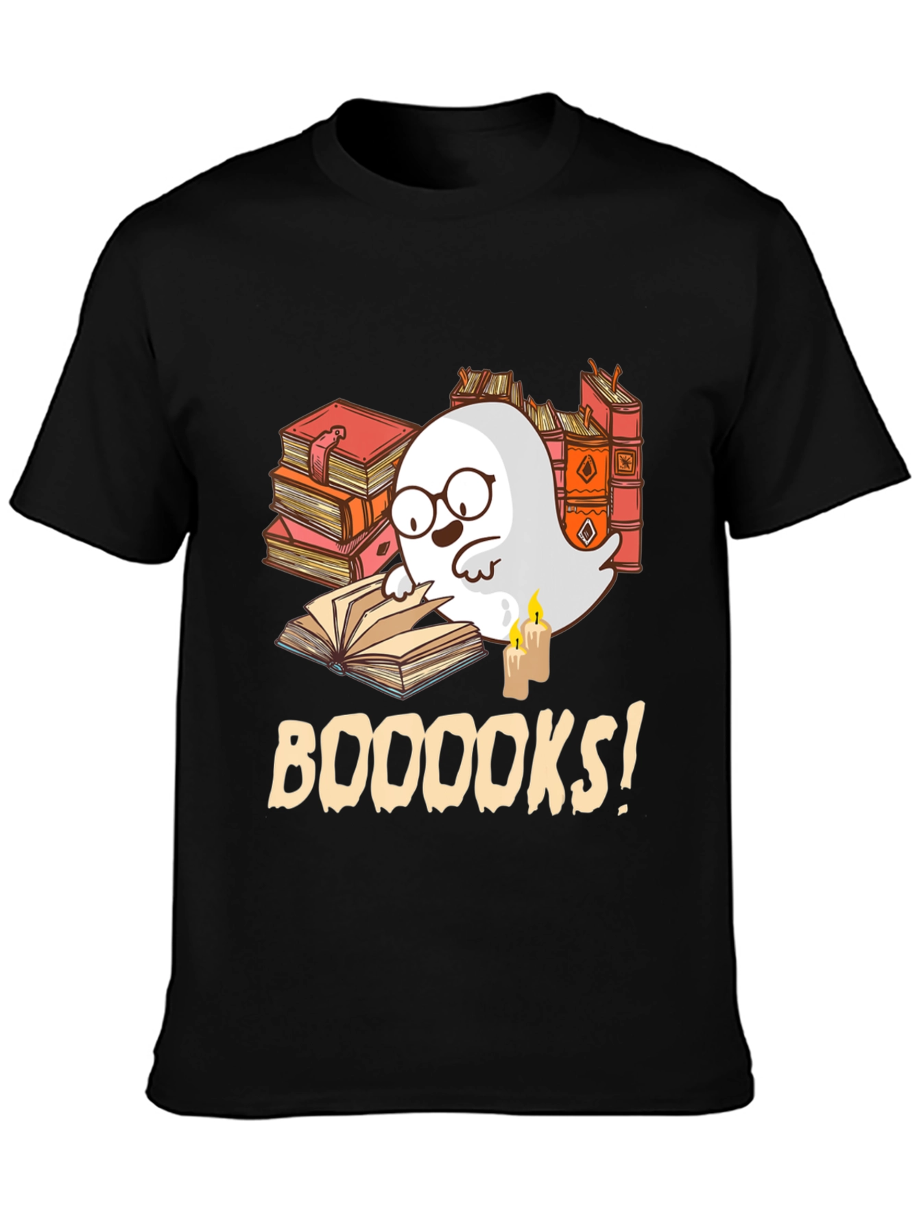 Booooks Ghost Reader T-Shirt