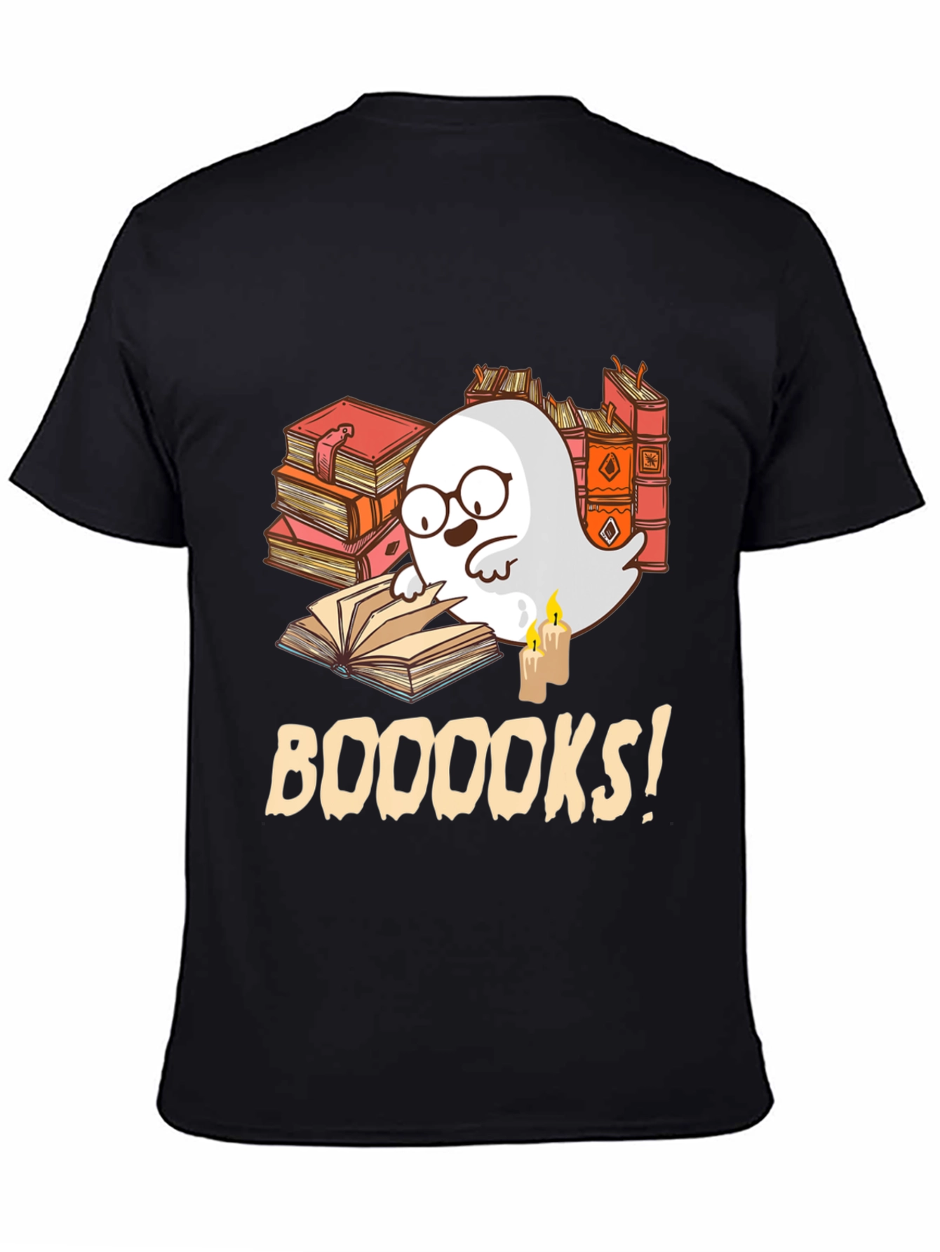 Booooks Ghost Reader T-Shirt