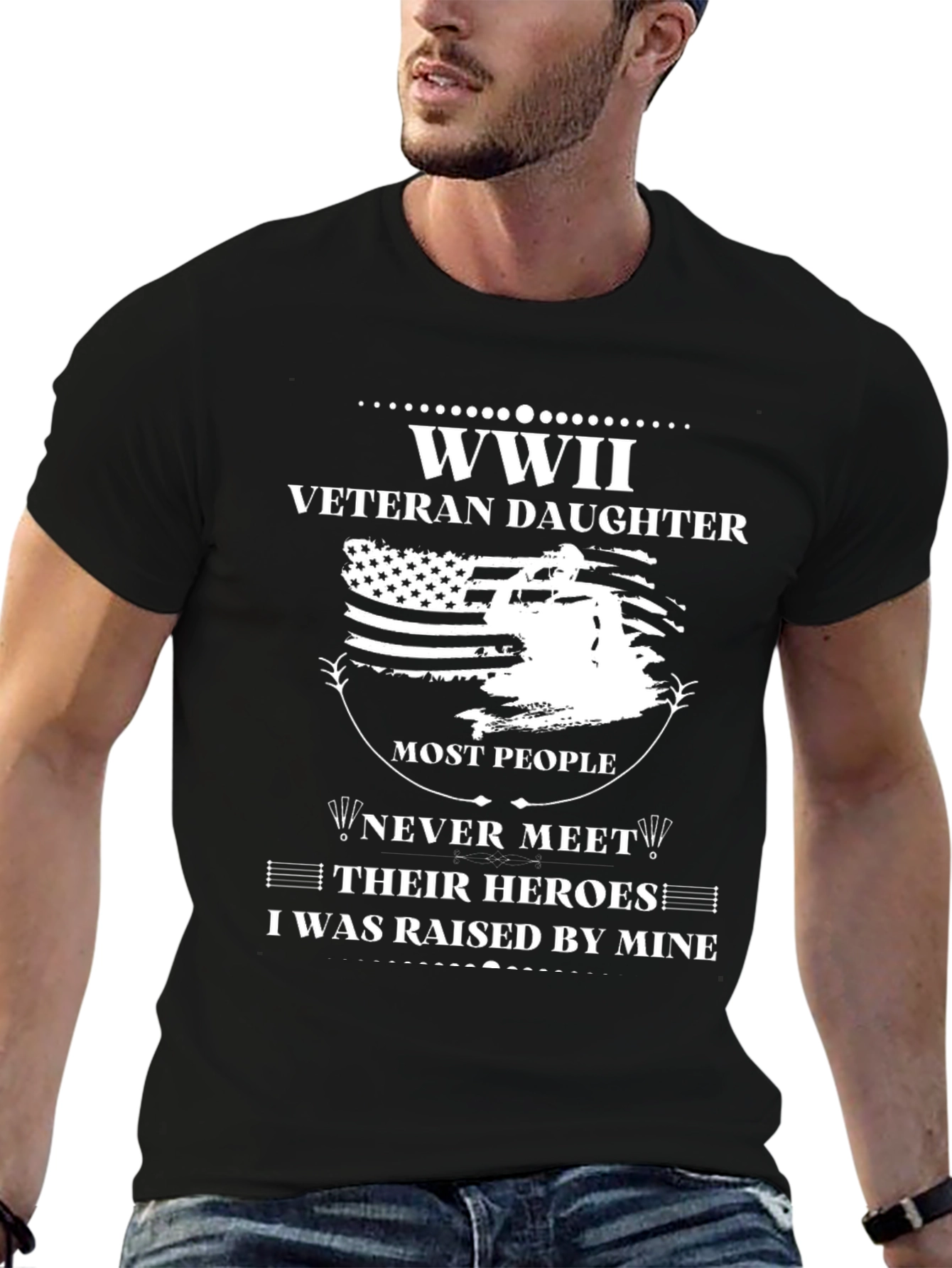WWII Veteran Daughter T-Shirt - Honor Your Hero