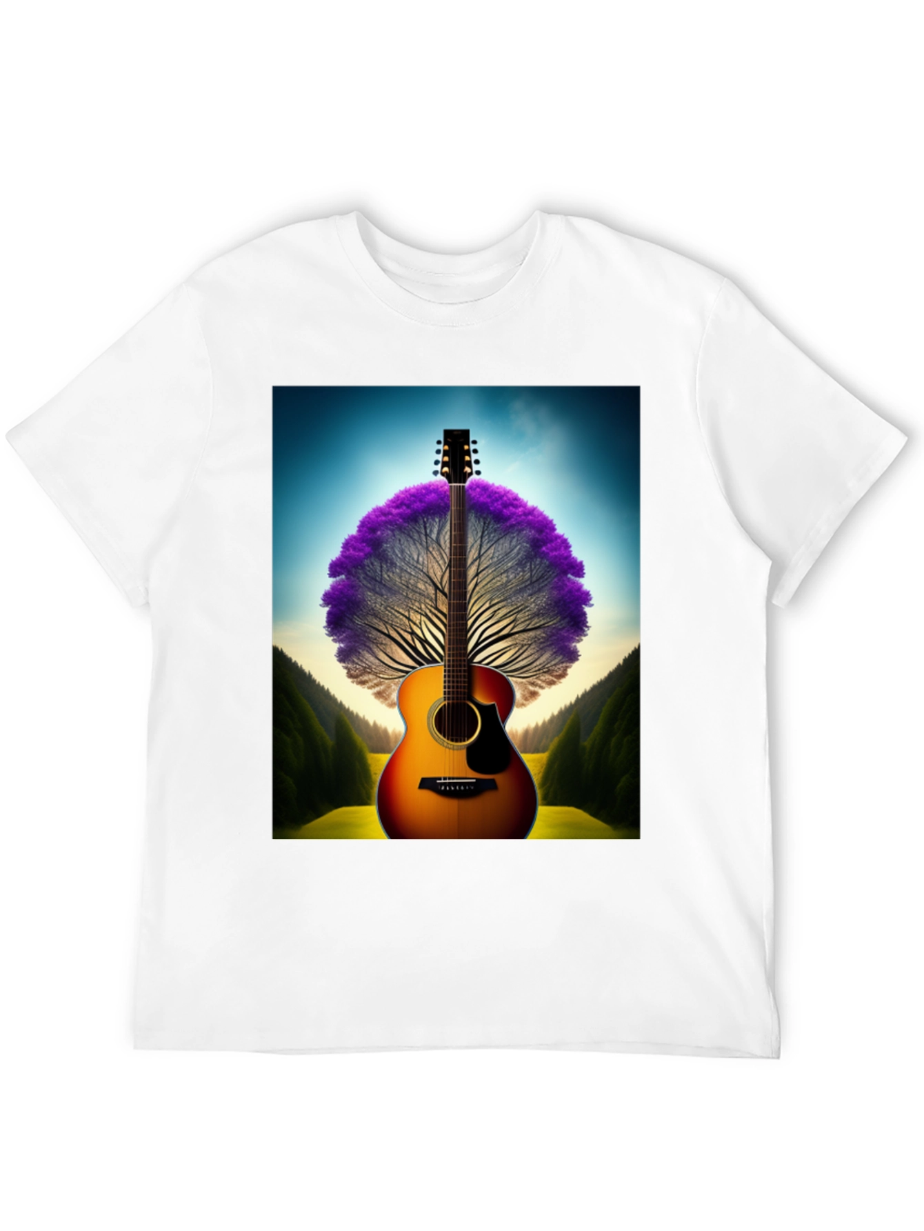 Guitar Tree Graphic T-Shirt