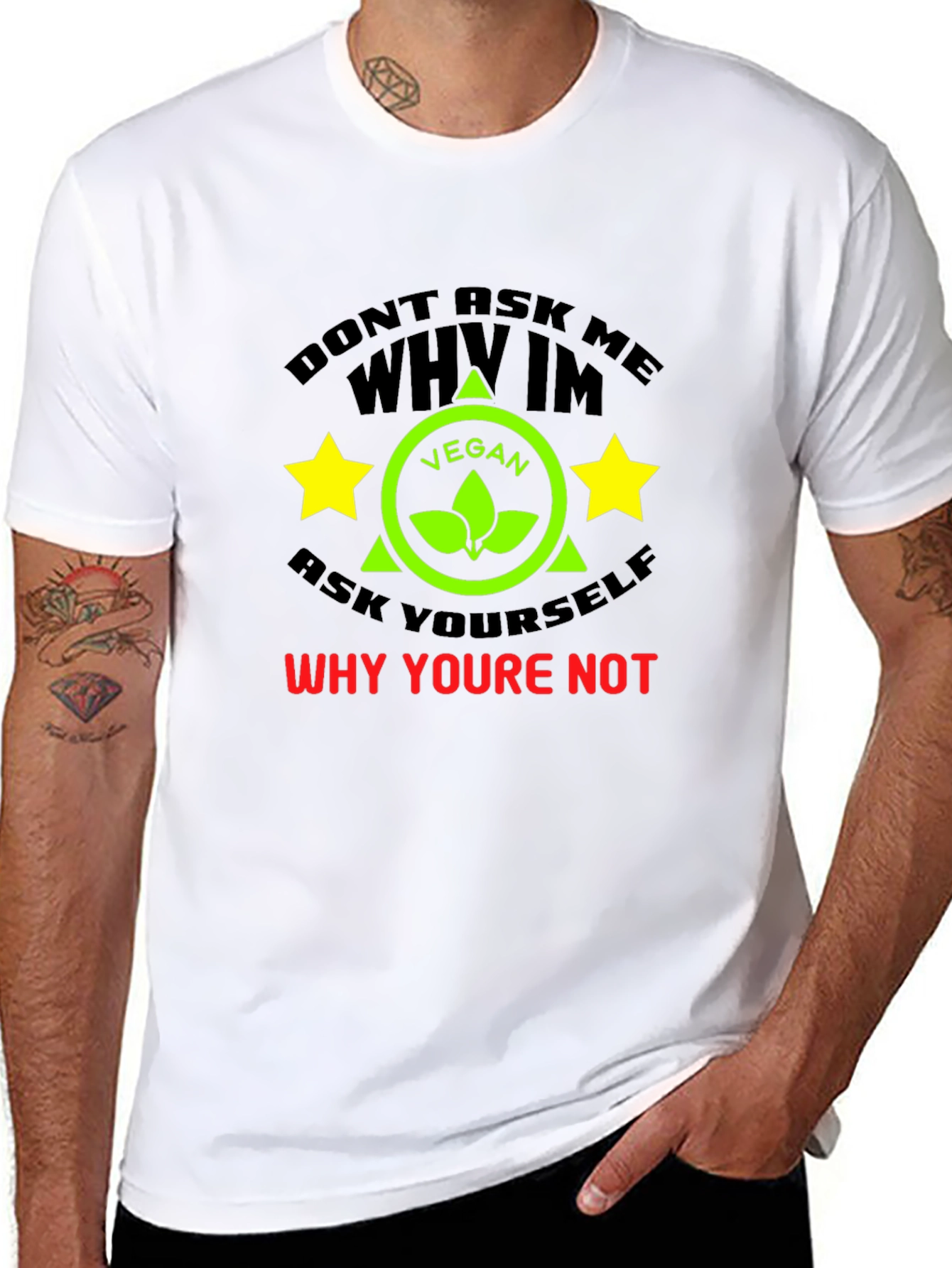Vegan T-Shirt: Why Arent You?