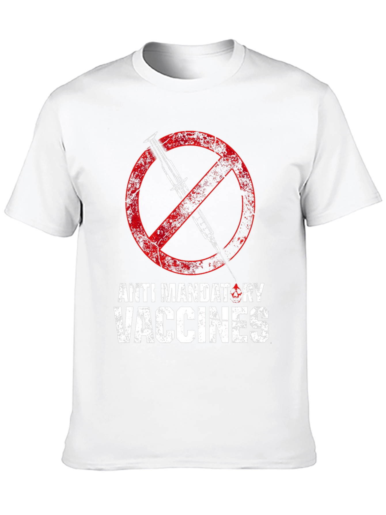 Anti Mandatory Vaccines Graphic T-Shirt