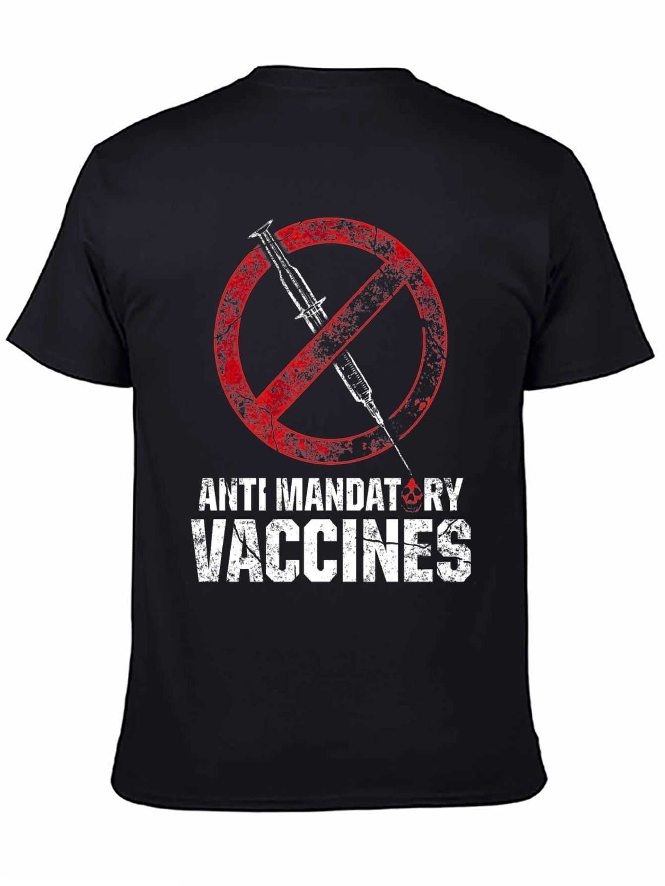 Anti Mandatory Vaccines Graphic T-Shirt