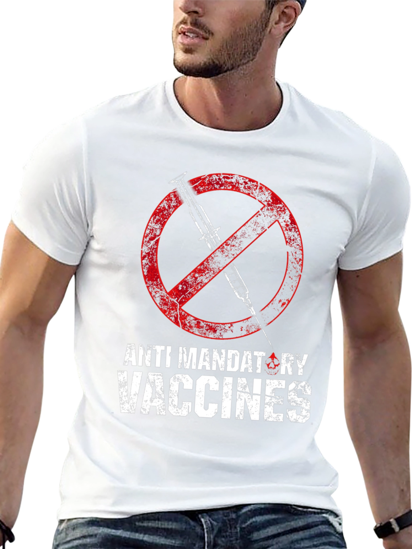 Anti Mandatory Vaccines Graphic T-Shirt