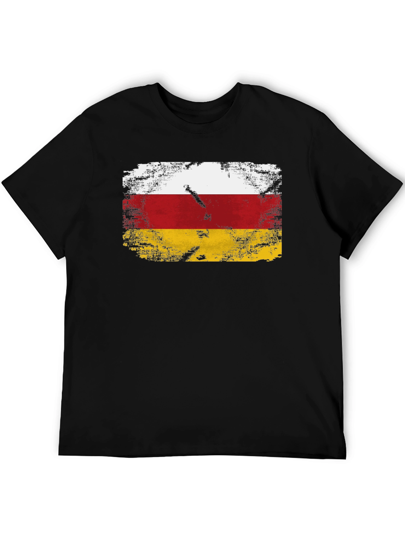 Ossetia Flag T-Shirt - Distressed Design